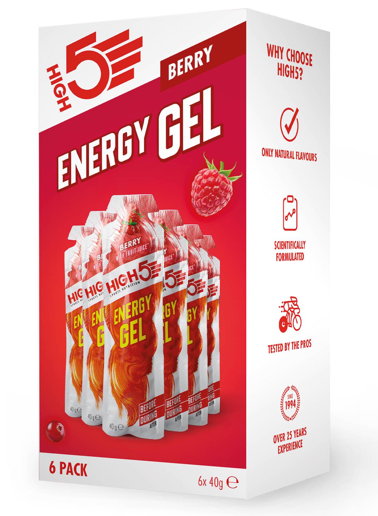 Click to view product details and reviews for High5 Energy Gel 6 X 40g.