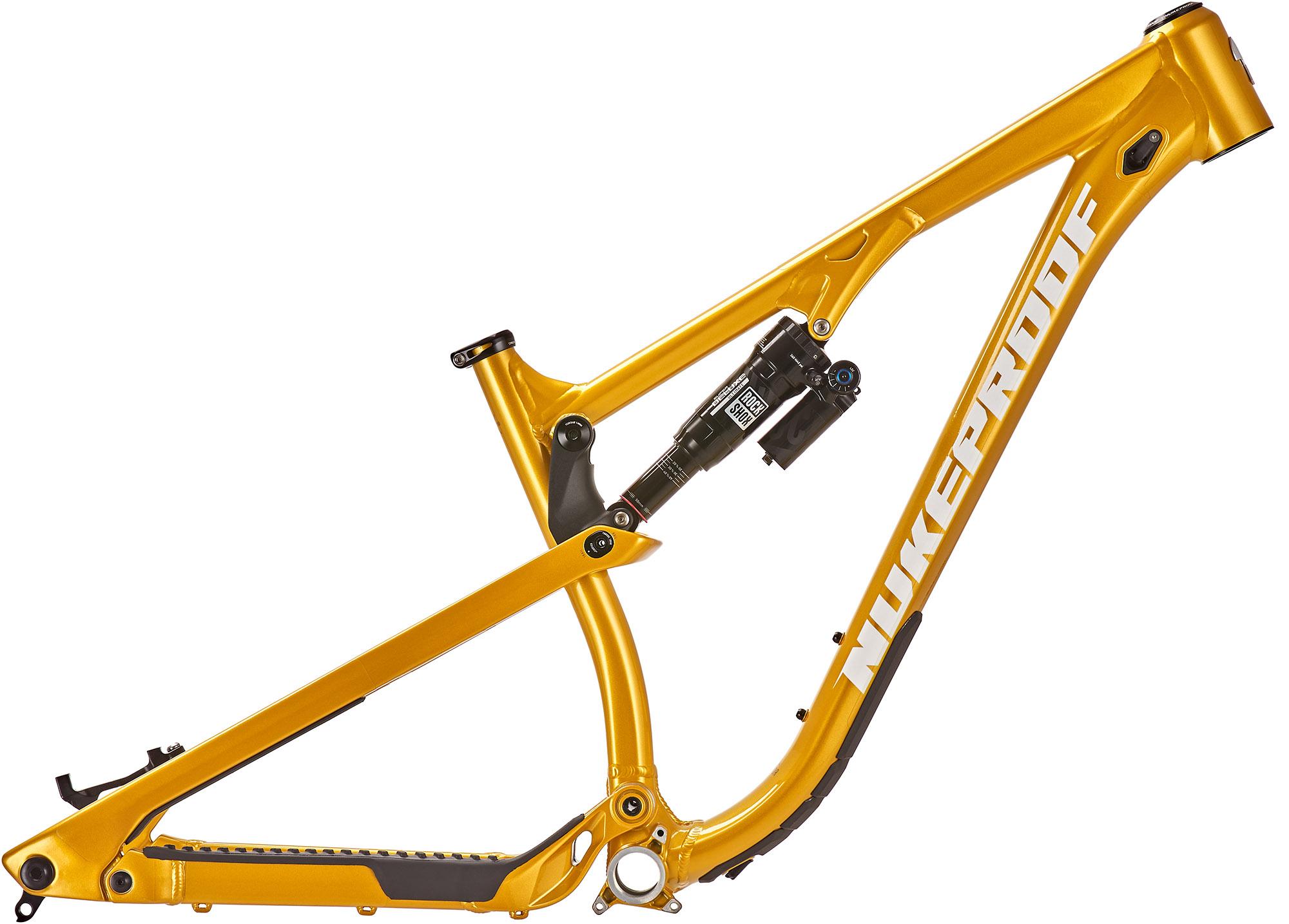 Click to view product details and reviews for Nukeproof Reactor 290 Alloy Mountain Bike Frame Turmeric Yellow.