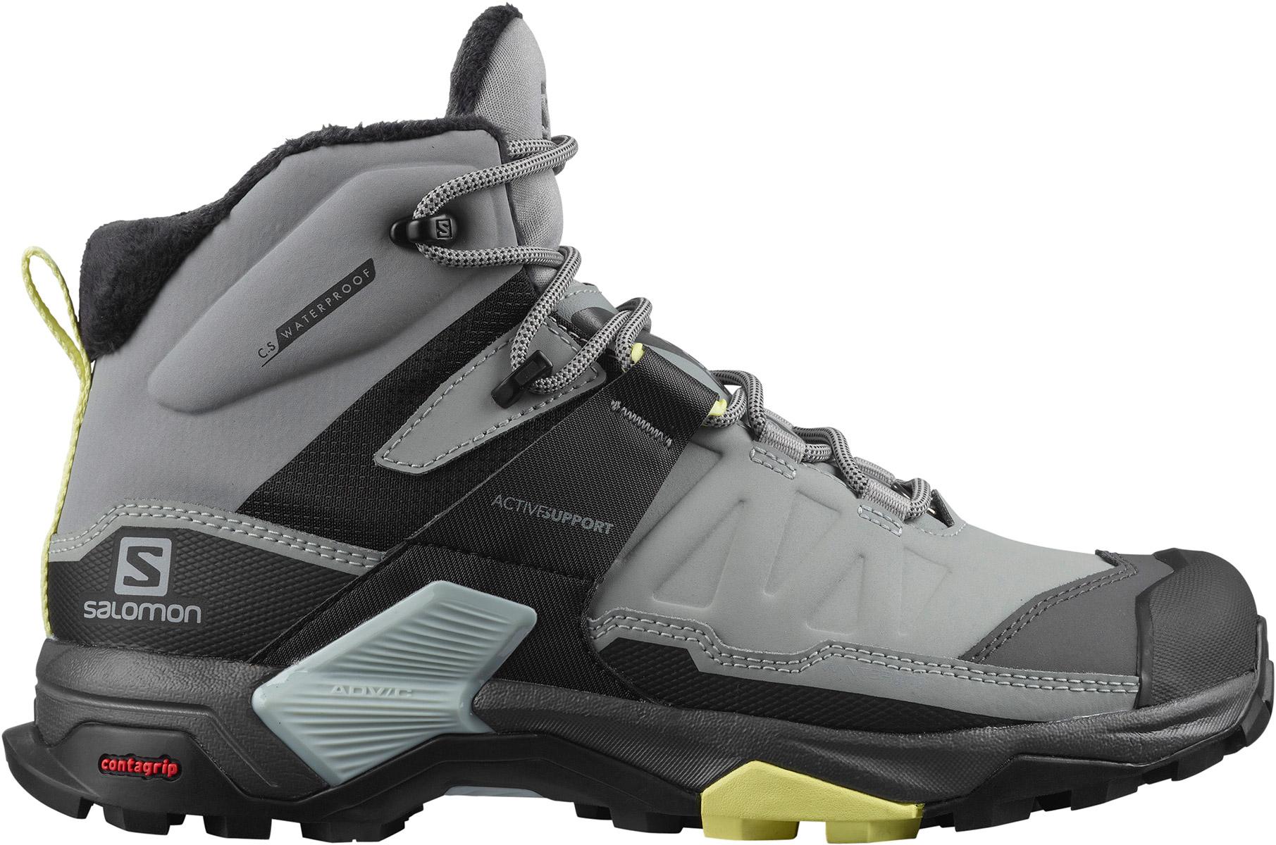 Click to view product details and reviews for Salomon Womens X Ultra 4 Mid Winter Ts Cswp Shoes Monument Black Charlock.