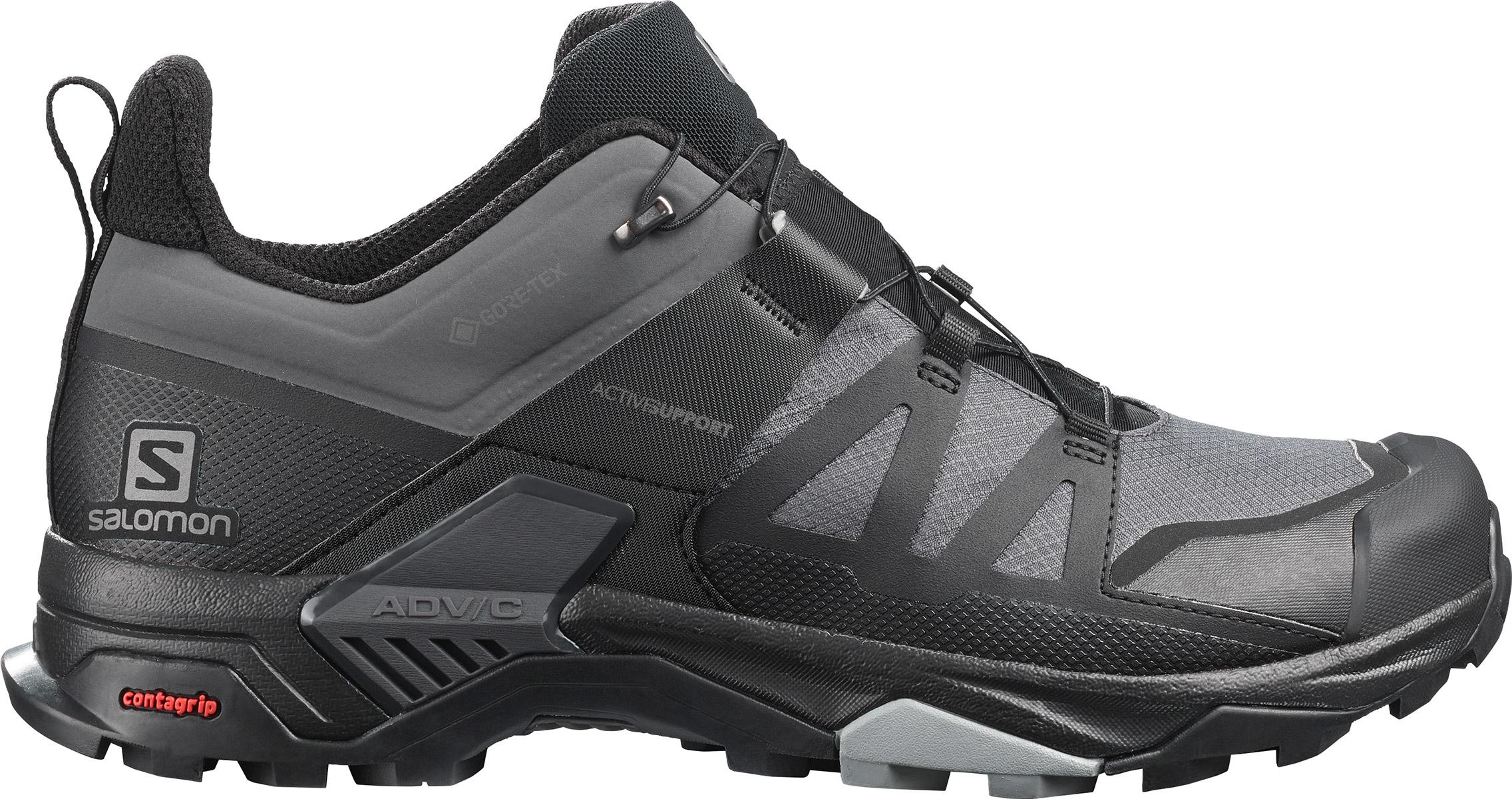 Salomon X Ultra 4 Wide Gore-Tex Shoes - Magnet/Black/Monument