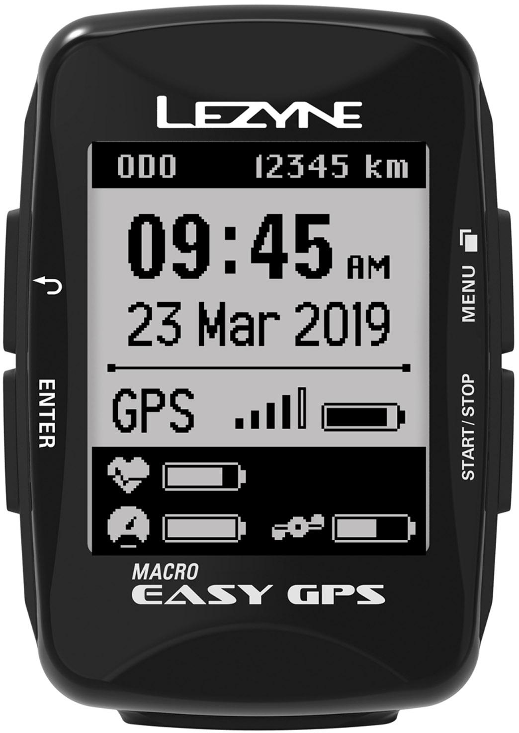 kyst Lagring pendul Lezyne - Macro Easy GPS サイクリングコンピュータ | Wiggle