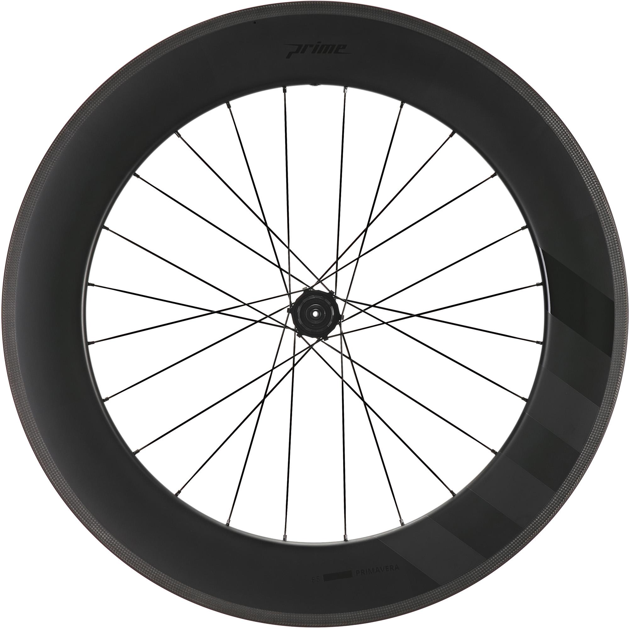 Click to view product details and reviews for Prime Primavera 85 Carbon Rim Brake Rear Wheel Black.