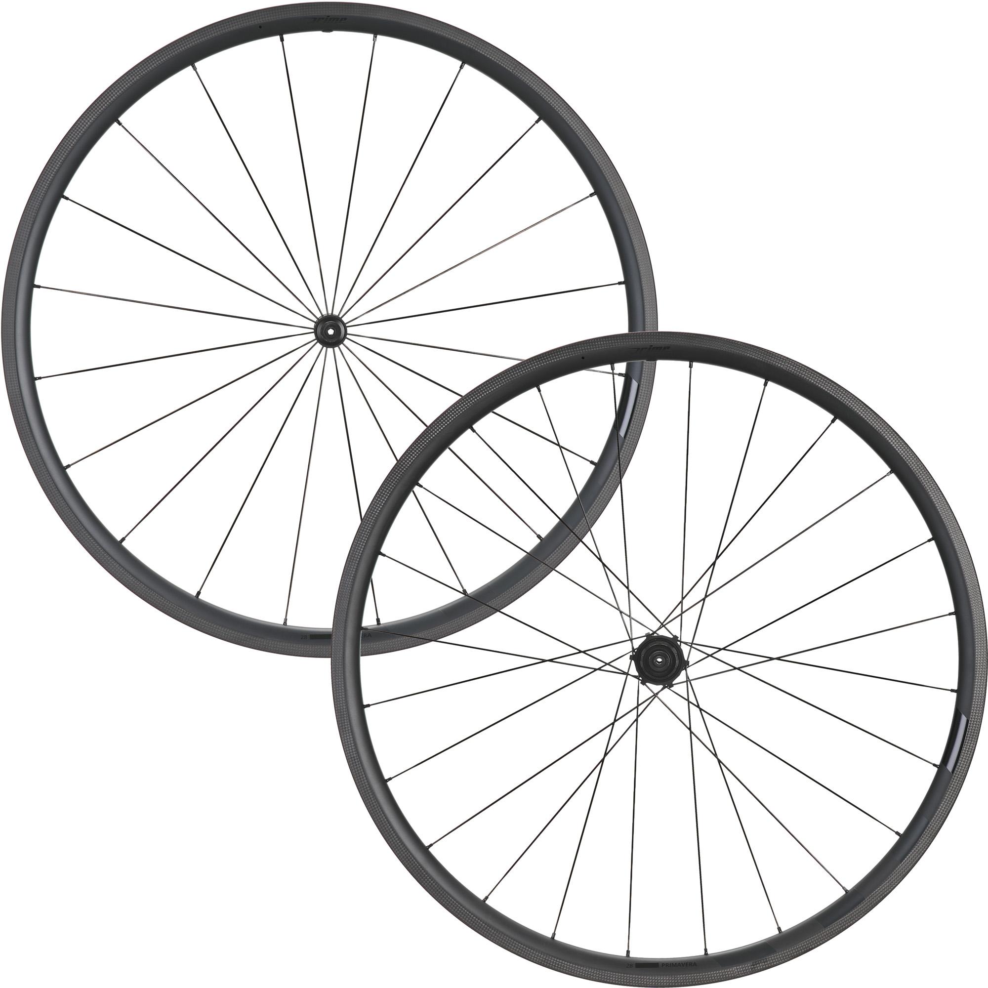 Click to view product details and reviews for Prime Primavera 28 Carbon Rim Brake Wheelset Black.