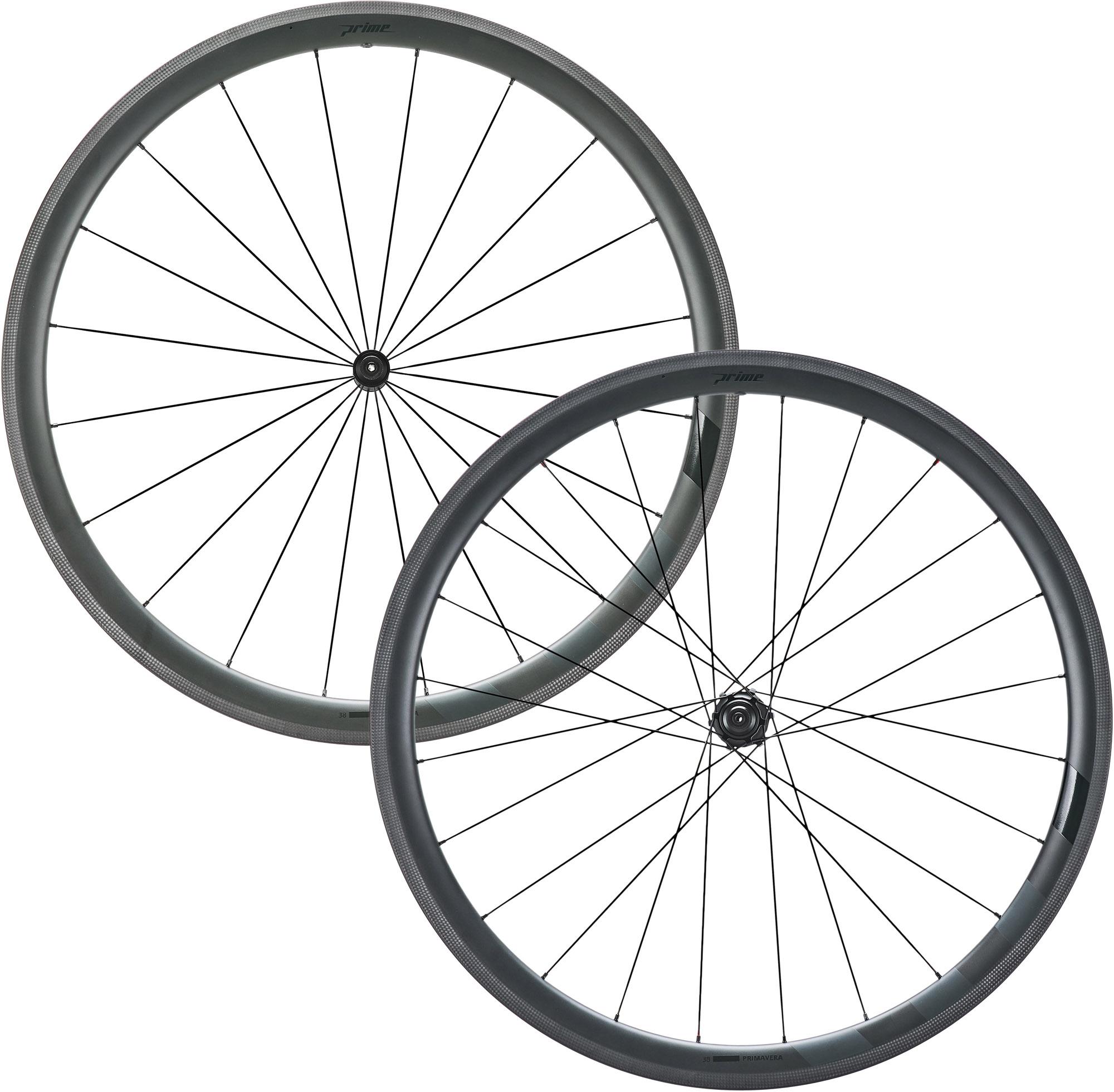 Click to view product details and reviews for Prime Primavera 38 Carbon Rim Brake Wheelset Black.