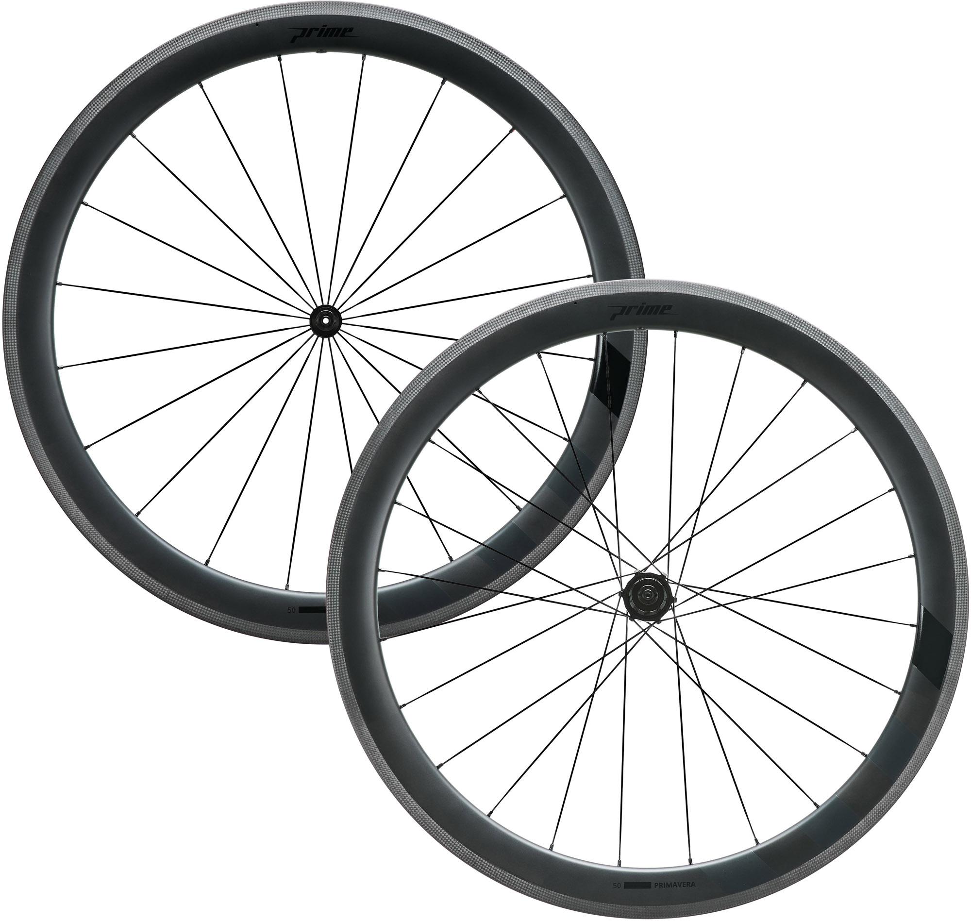 Click to view product details and reviews for Prime Primavera 50 Carbon Rim Brake Wheelset Black.