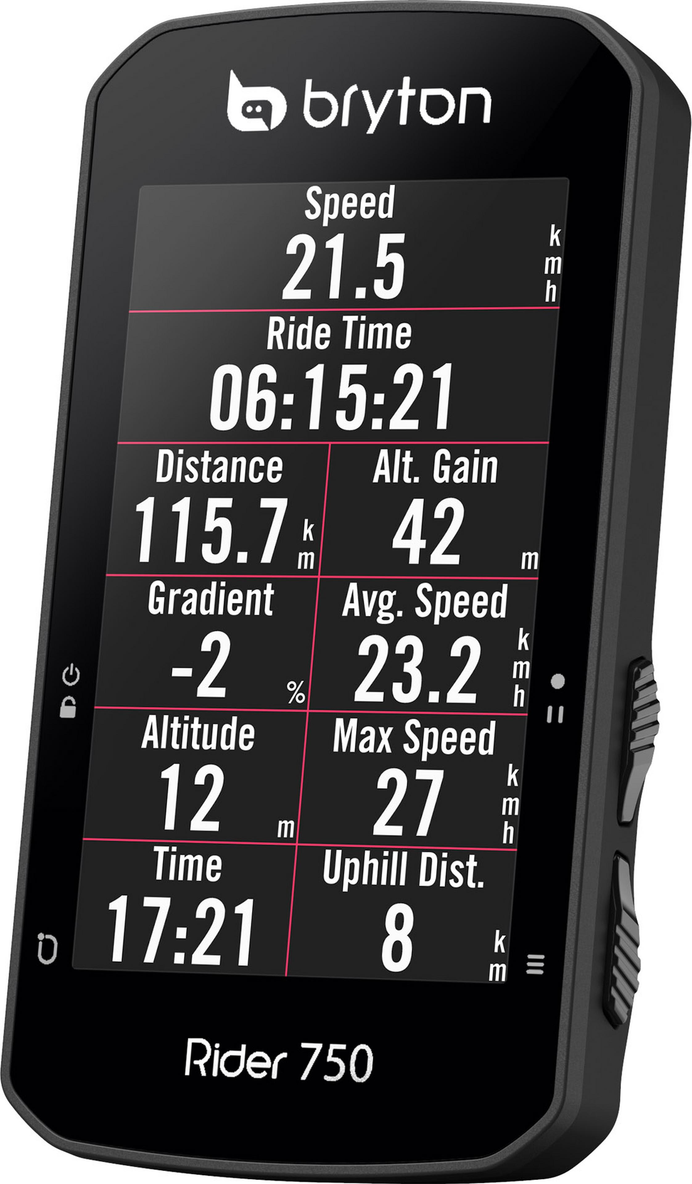 bryton - Rider 750E GPS サイクルコンピュータ | Wiggle