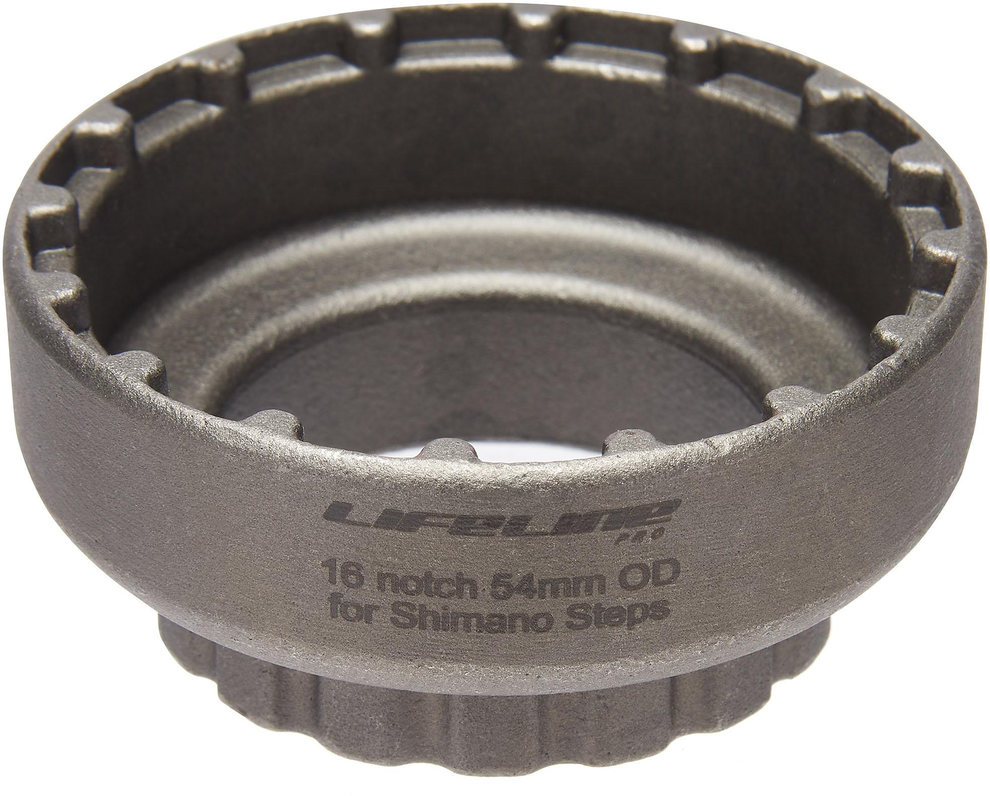 Click to view product details and reviews for Lifeline Shimano Steps Lockring Tool Grey.