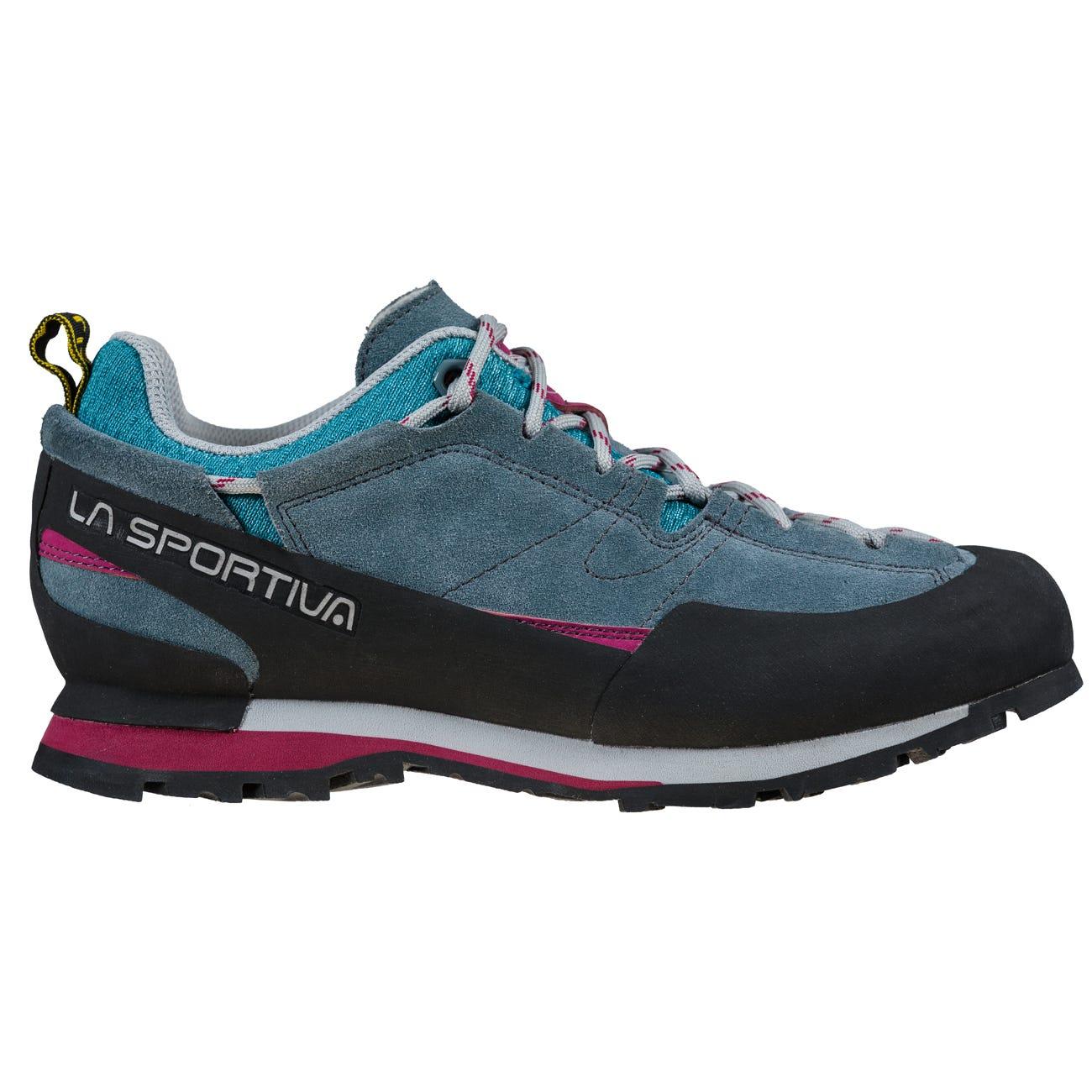 Image of Chaussures d'escalade/randonnée Femme La Sportiva Boulder X Hiking - Slate/Red Plum