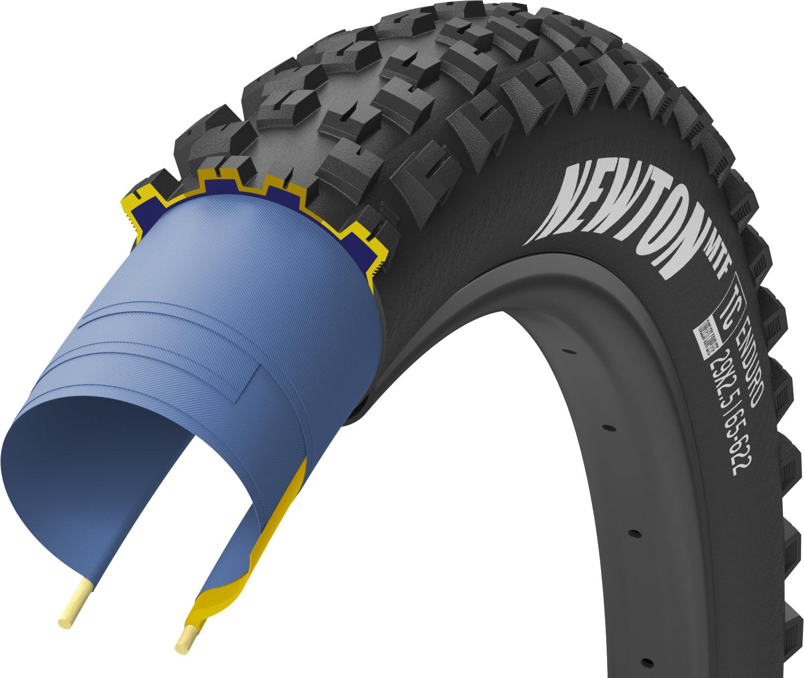 Image of Goodyear Newton Enduro Tubeless Front MTB Tyre Black 2.5" 2