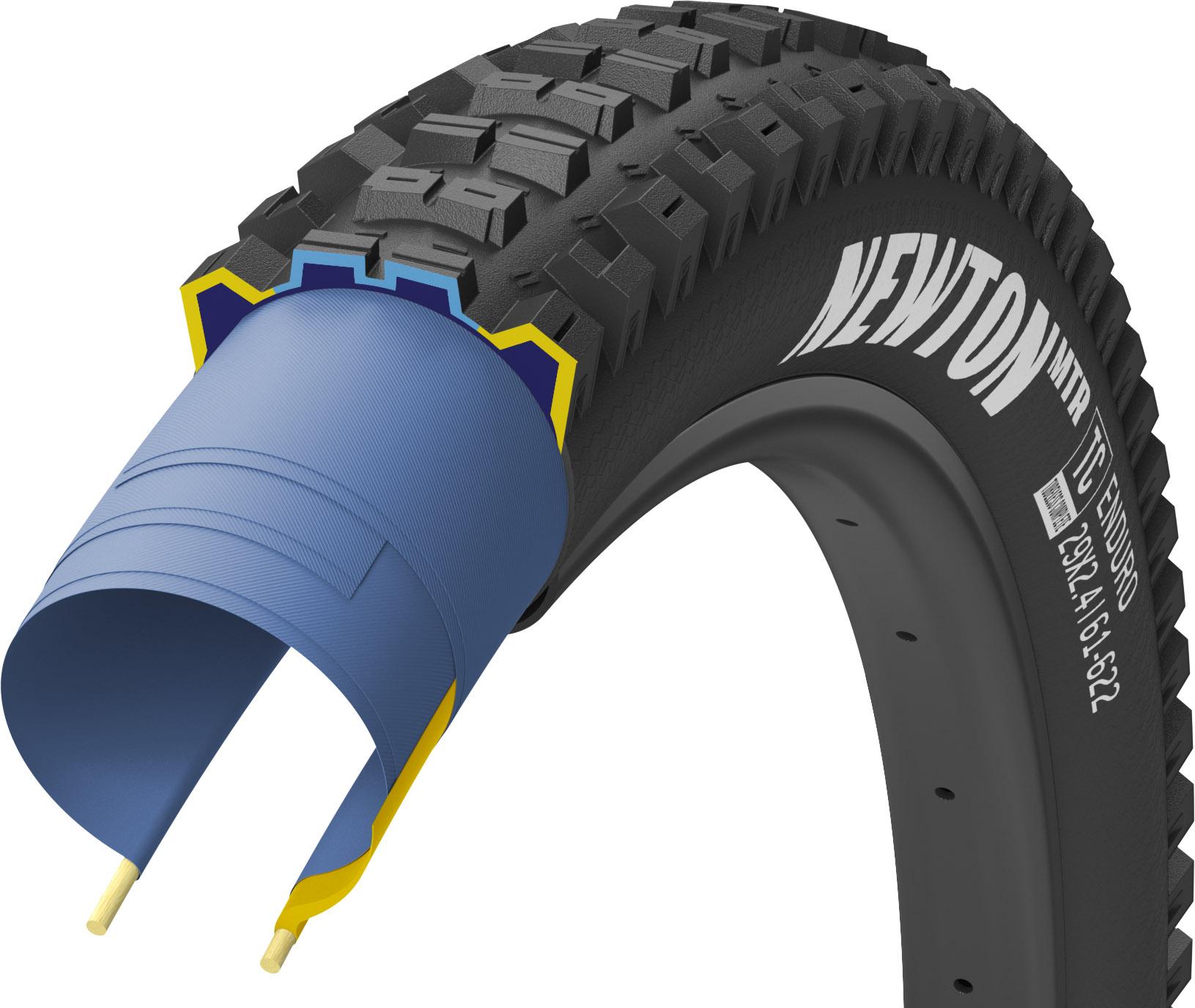 Image of Goodyear Newton Enduro Tubeless Rear MTB Tyre Black 2.4" 29