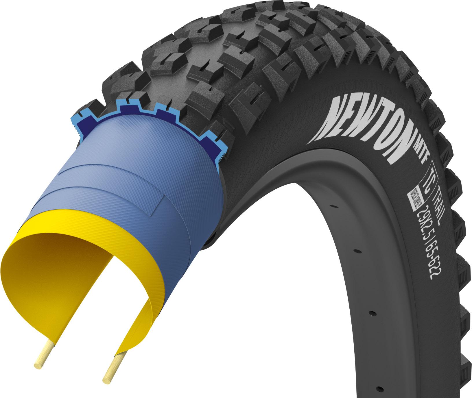 Image of Goodyear Newton Trail Tubeless Front MTB Tyre Black 2.5" 27