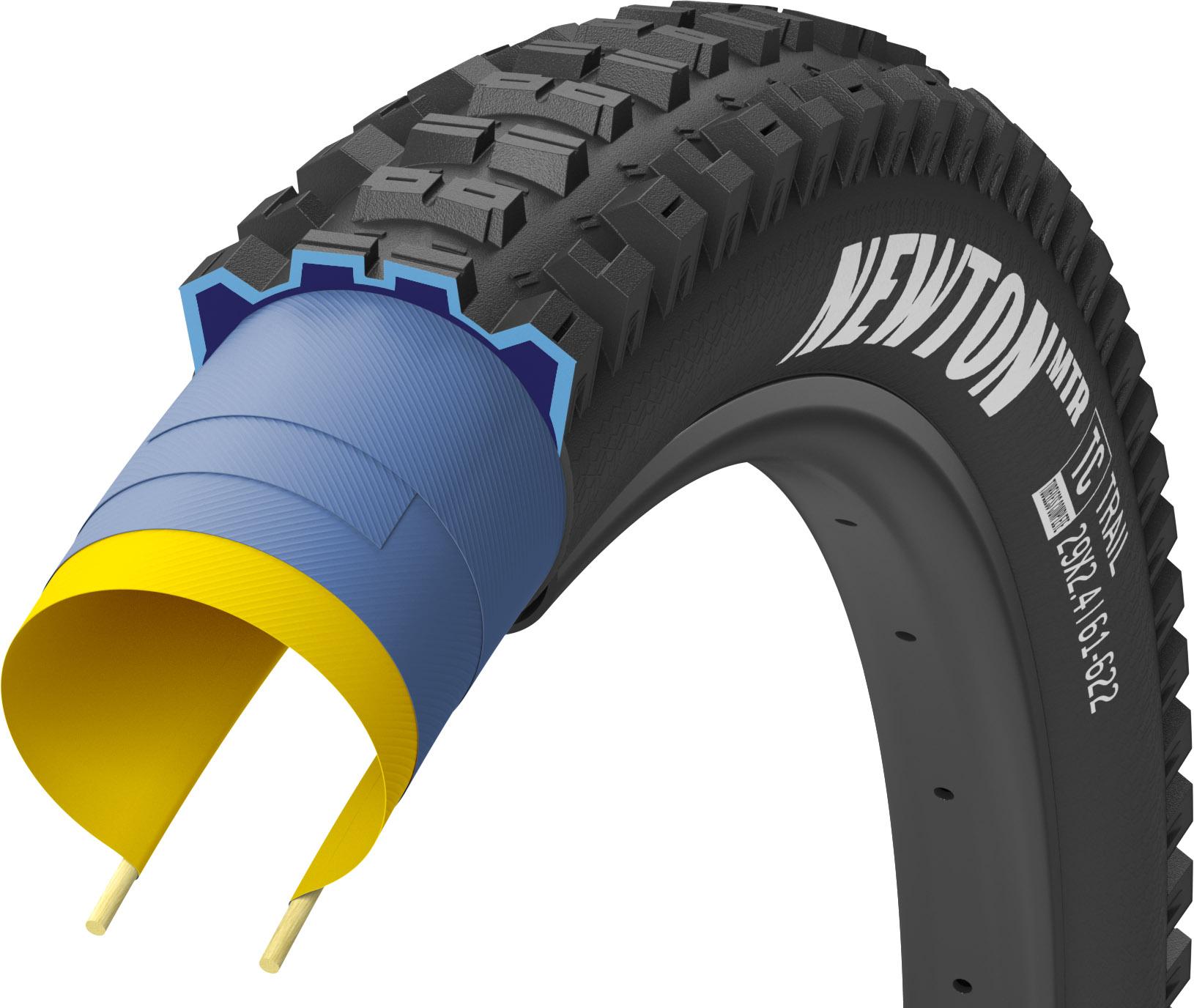 Image of Goodyear Newton Trail Tubeless Rear MTB Tyre Black 2.4" 27.