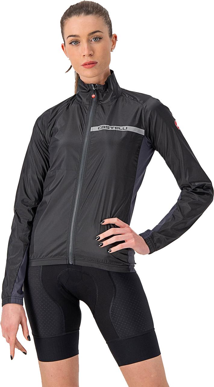 Click to view product details and reviews for Castelli Womens Squadra Stretch Cycling Jacket Light Black Dark Grey.