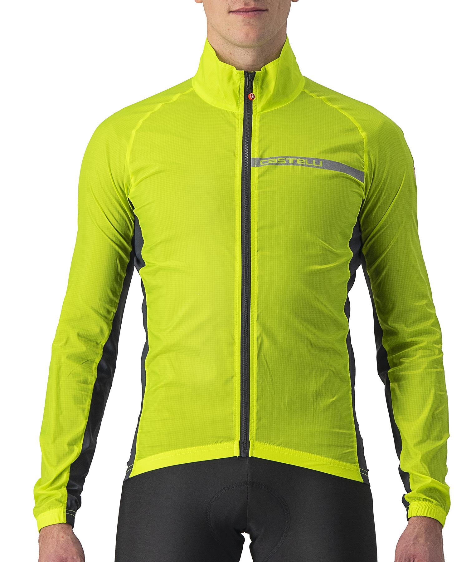 Click to view product details and reviews for Castelli Squadra Stretch Cycling Jacket Electric Lime Dark Grey.