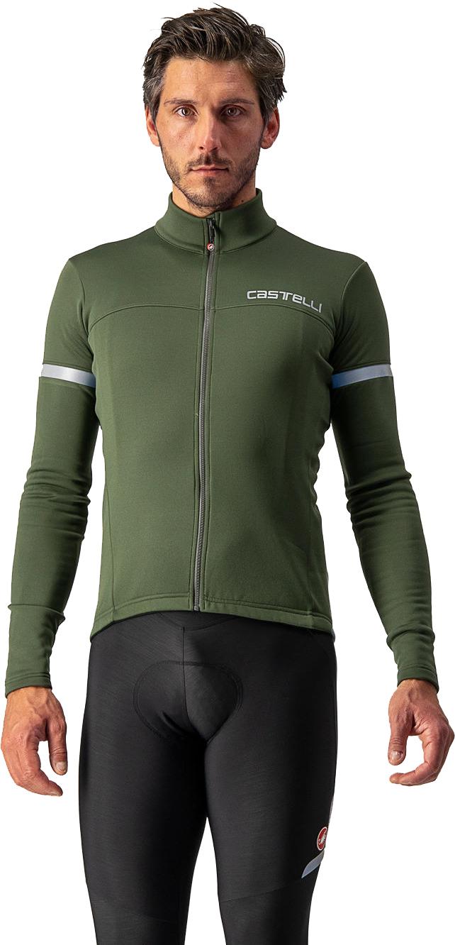 Click to view product details and reviews for Castelli Fondo 2 Cycling Jersey Military Green Silver Reflex.