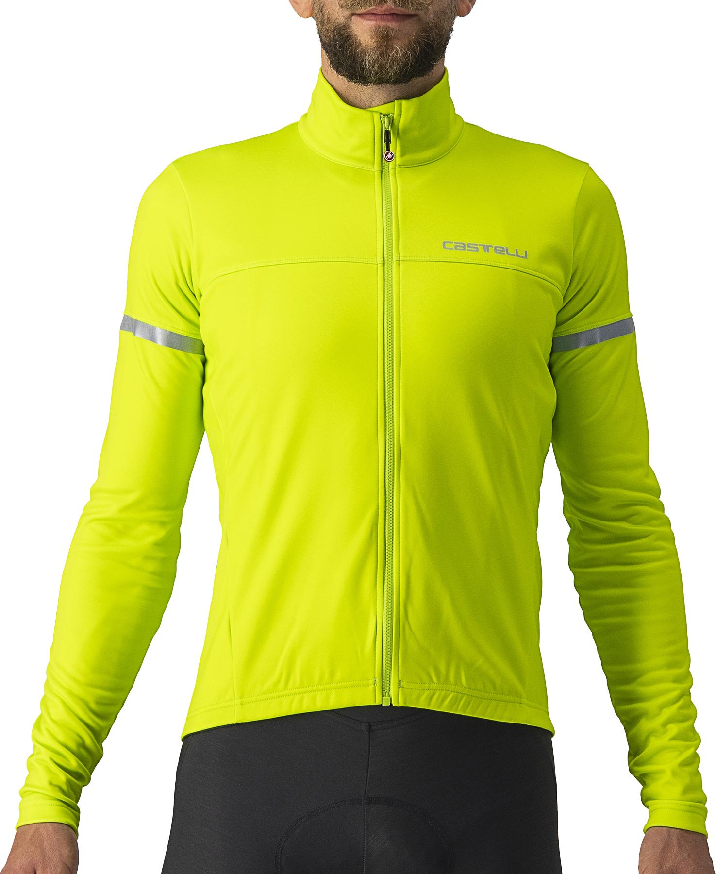 Click to view product details and reviews for Castelli Fondo 2 Cycling Jersey Electric Lime Silver Reflex.