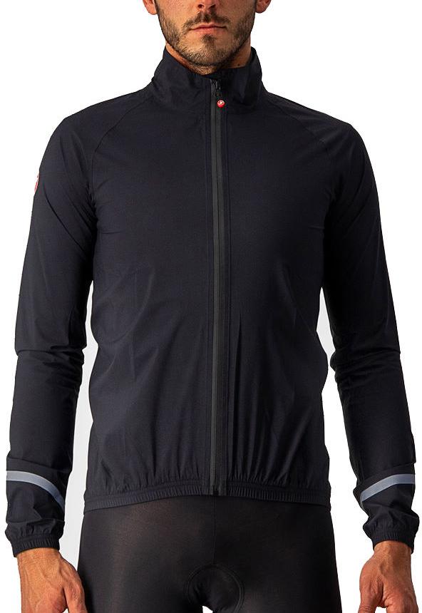 Click to view product details and reviews for Castelli Emergency Rain Jacket Light Black.