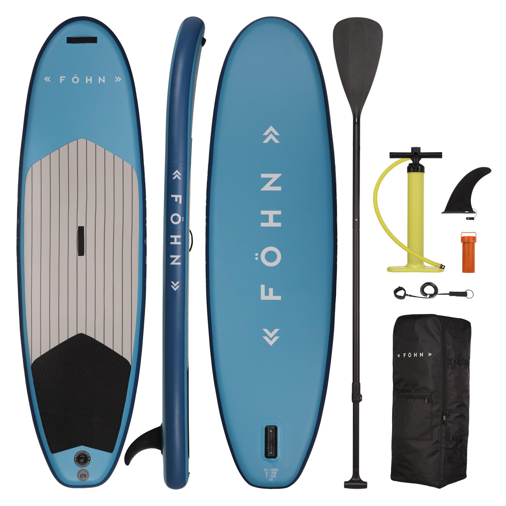 Föhn Explore 10'2" Stand Up Paddle Board Package - Blue