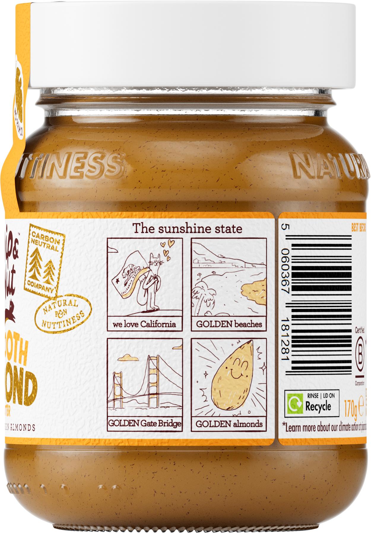 Pip & Nut アーモンドバター (粒なし 170g) Chain Reaction