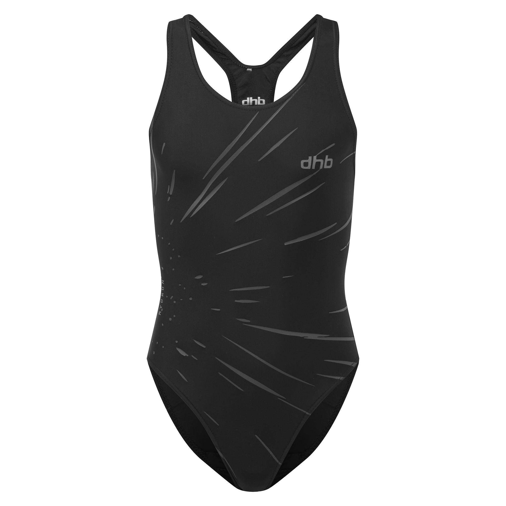 Click to view product details and reviews for Dhb Hydron Kids Swimsuit Black Silver.