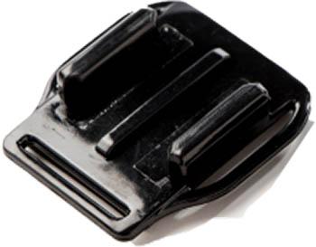 Image of Gloworm Universal Helmet Mount Base Plate - Black
