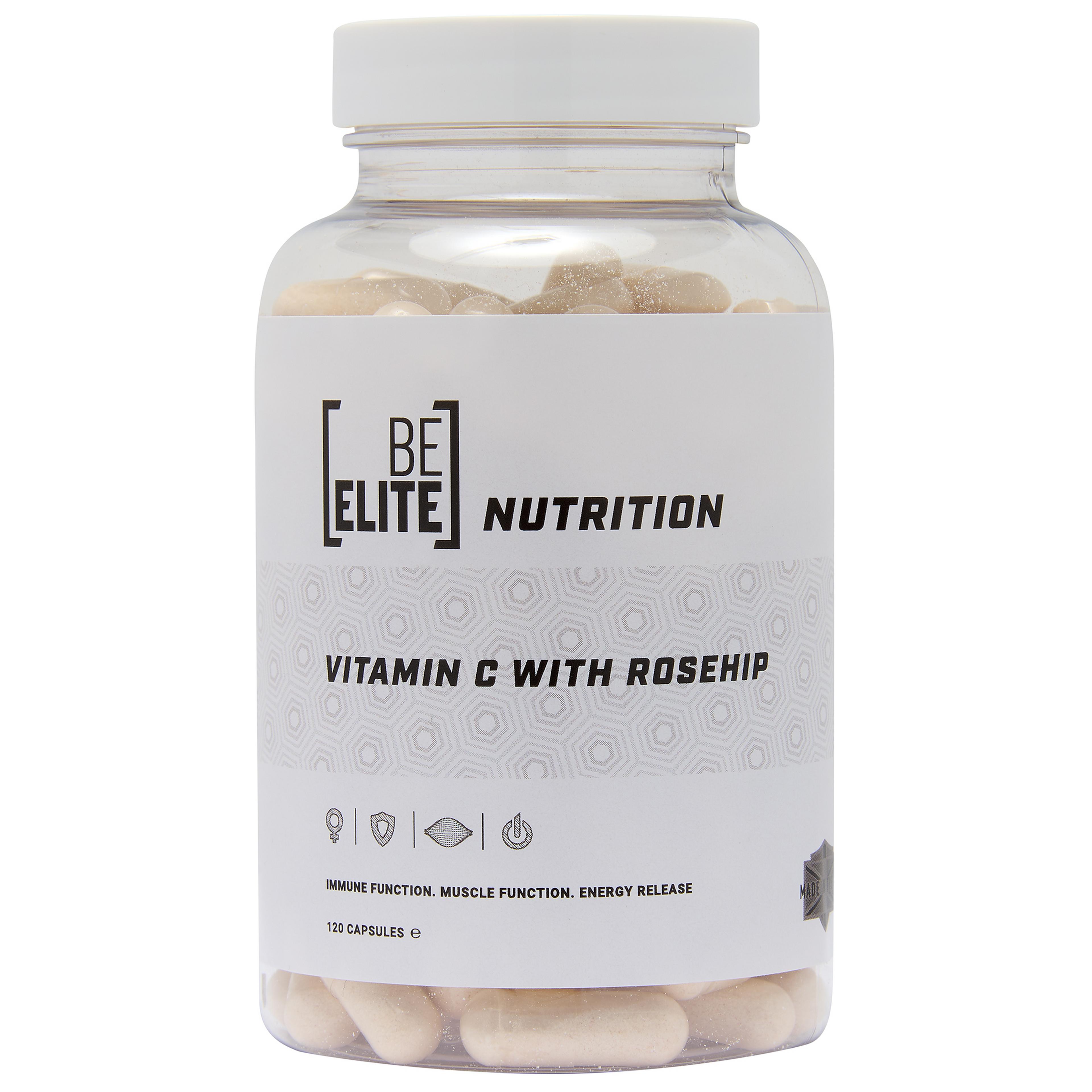 BeElite Vitamin C 500mg with Rosehip  (120 capsules)