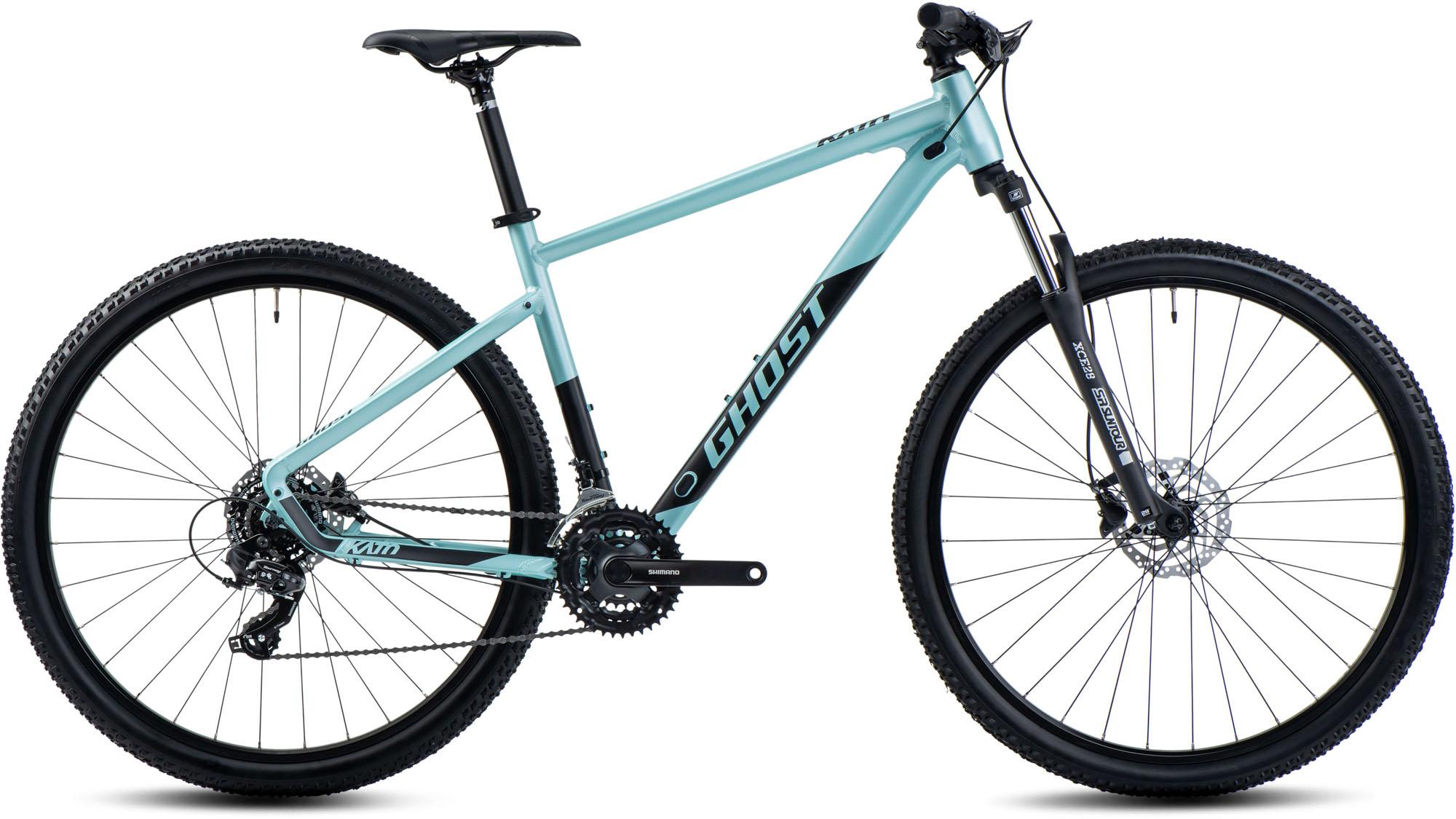 Image of Ghost Kato 29 Hardtail Bike (2022) - Light Mint Pearl/Black