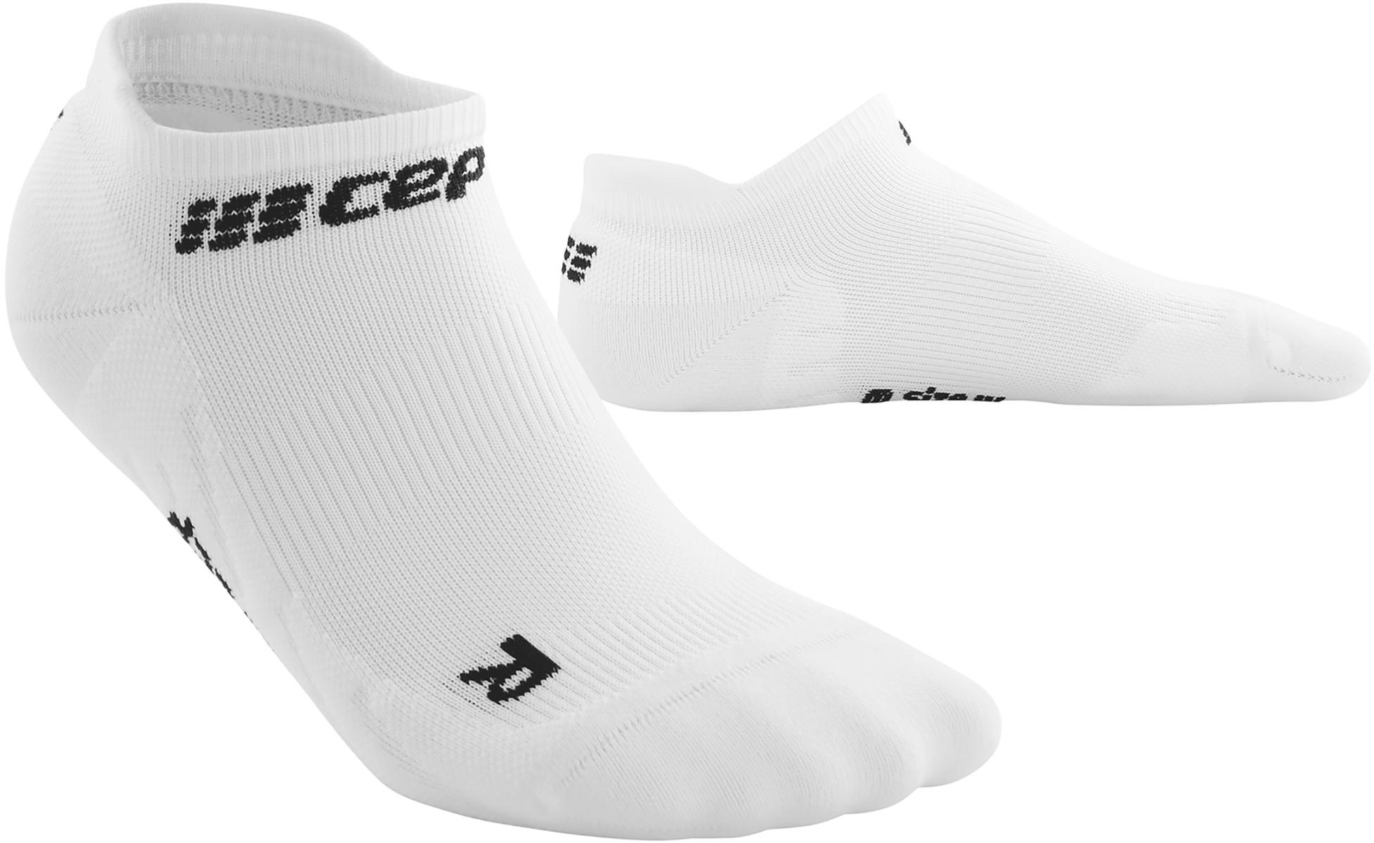 Image of CEP Run Compression No Show Socks - White