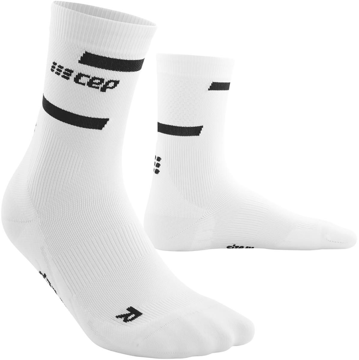 Image of CEP Run Compression Mid cut Socks - White
