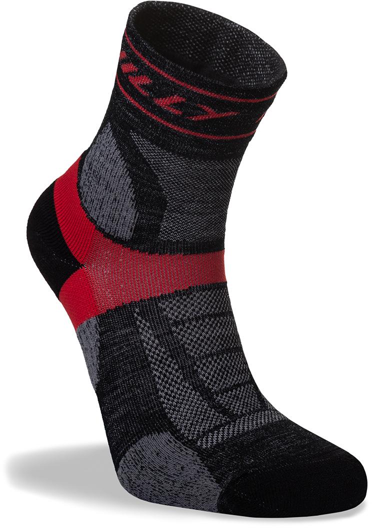 Click to view product details and reviews for Hilly Trail Anklet Medium Cushioning Black Red.