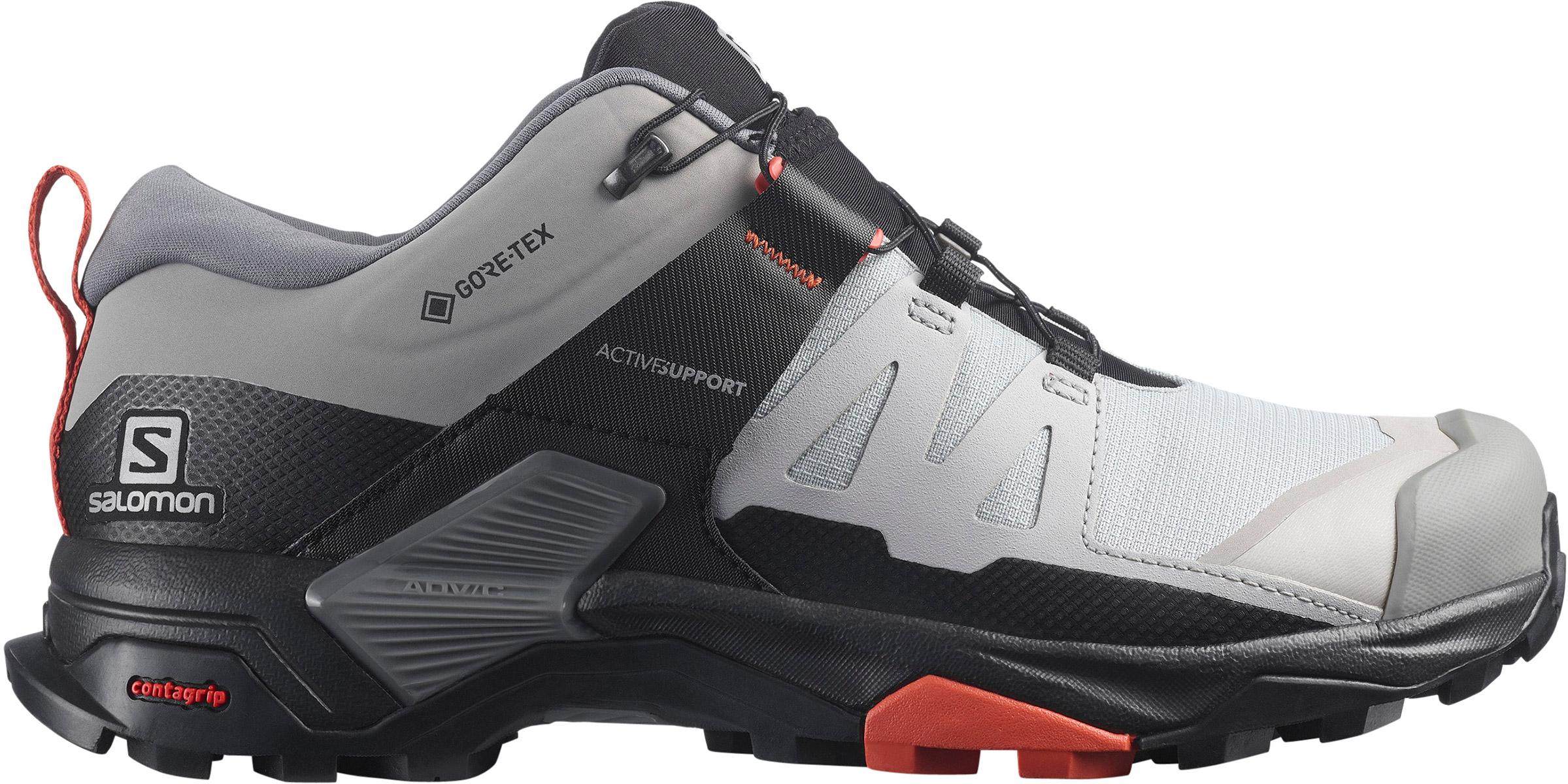Click to view product details and reviews for Salomon Womens X Ultra 4 Wide Gore Tex Shoes Alloy Quiet Shade Burnt Sienna.