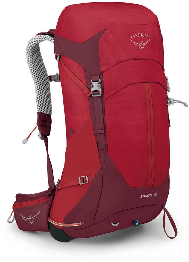 Click to view product details and reviews for Osprey Stratos 26 Backpack Poinsettia Red.
