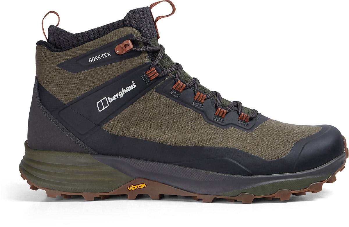 Click to view product details and reviews for Berghaus Vc22 Mid Gore Tex Hiking Boots Dark Brown Dark Green.