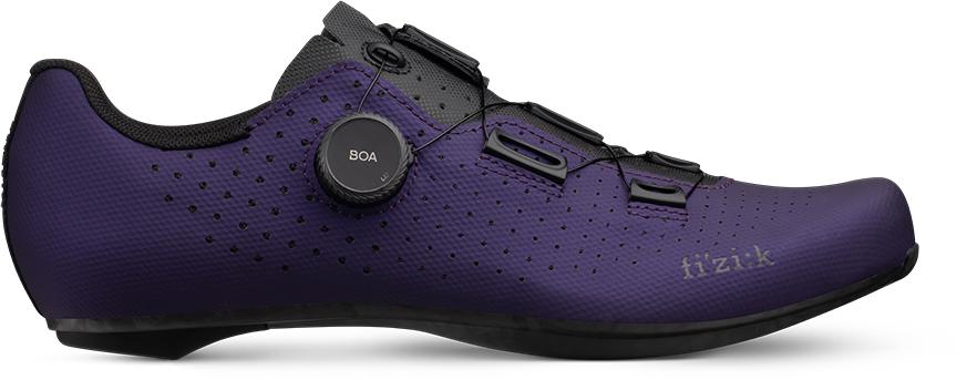 Image of Chaussures de route Fizik Tempo Decos (carbone) - Purple