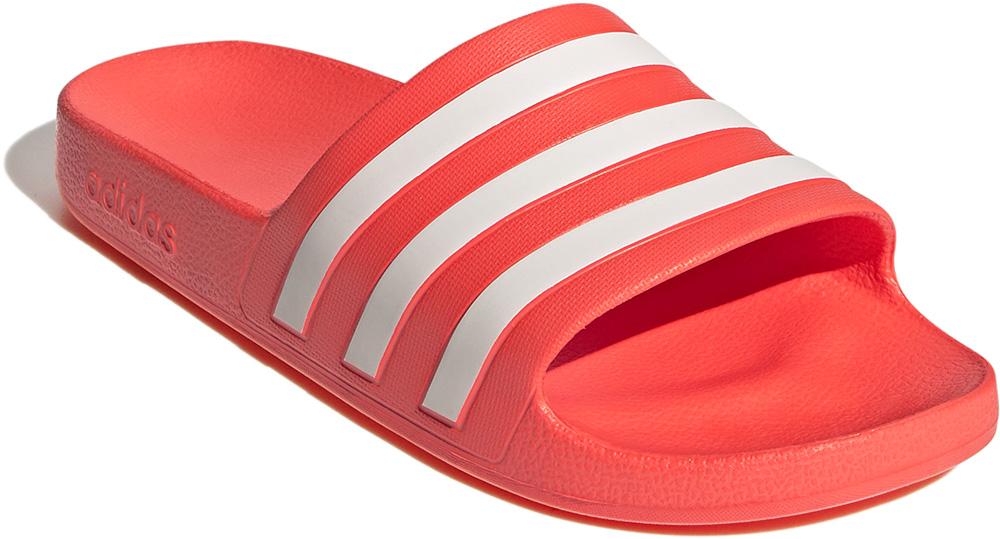 Image of adidas Adilette Aqua Slides - White/Pink
