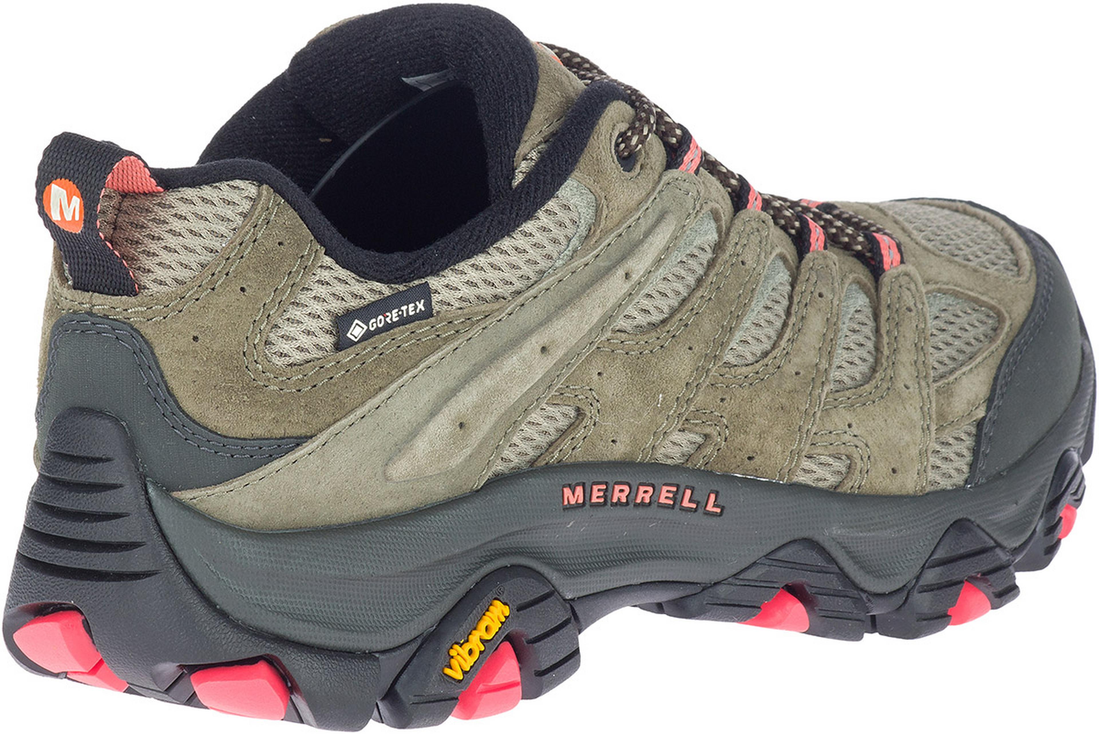 Merrell Moab 3 GTX Gore-Tex Vibram Khaki Women Outdoors Hiking Shoes J036326