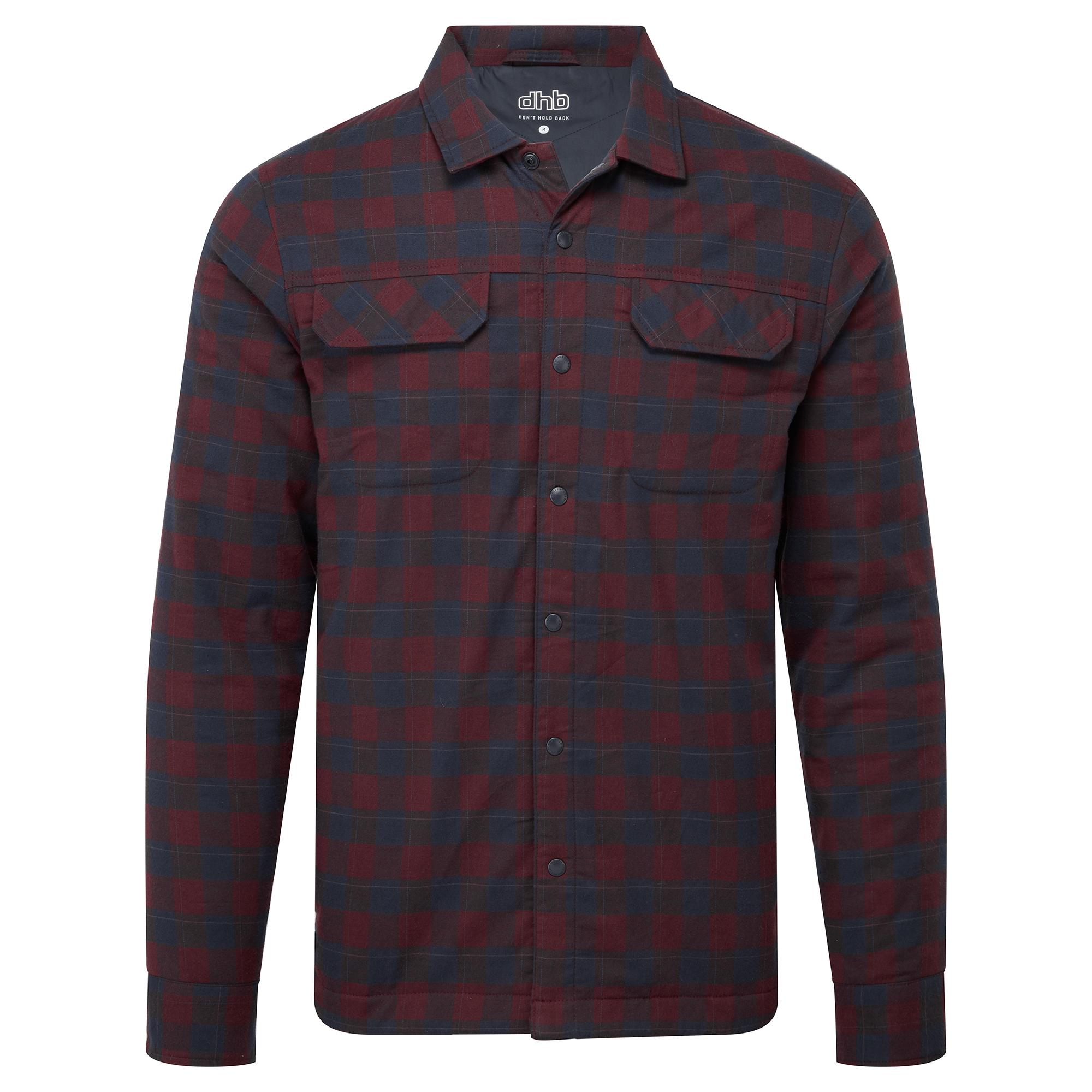 Click to view product details and reviews for Dhb Trail Tech Insulated Shirt Burgundy.