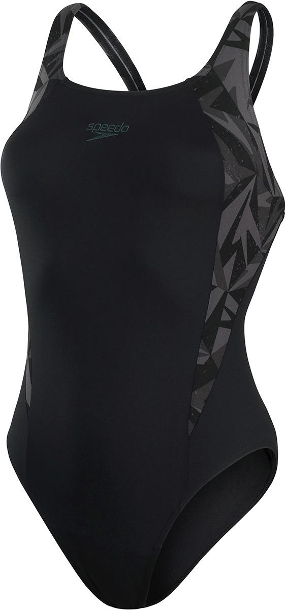 Click to view product details and reviews for Speedo Womens Hyperboom Splice Muscleback Swimsuit Black Oxid Grey Usa Charcoal.