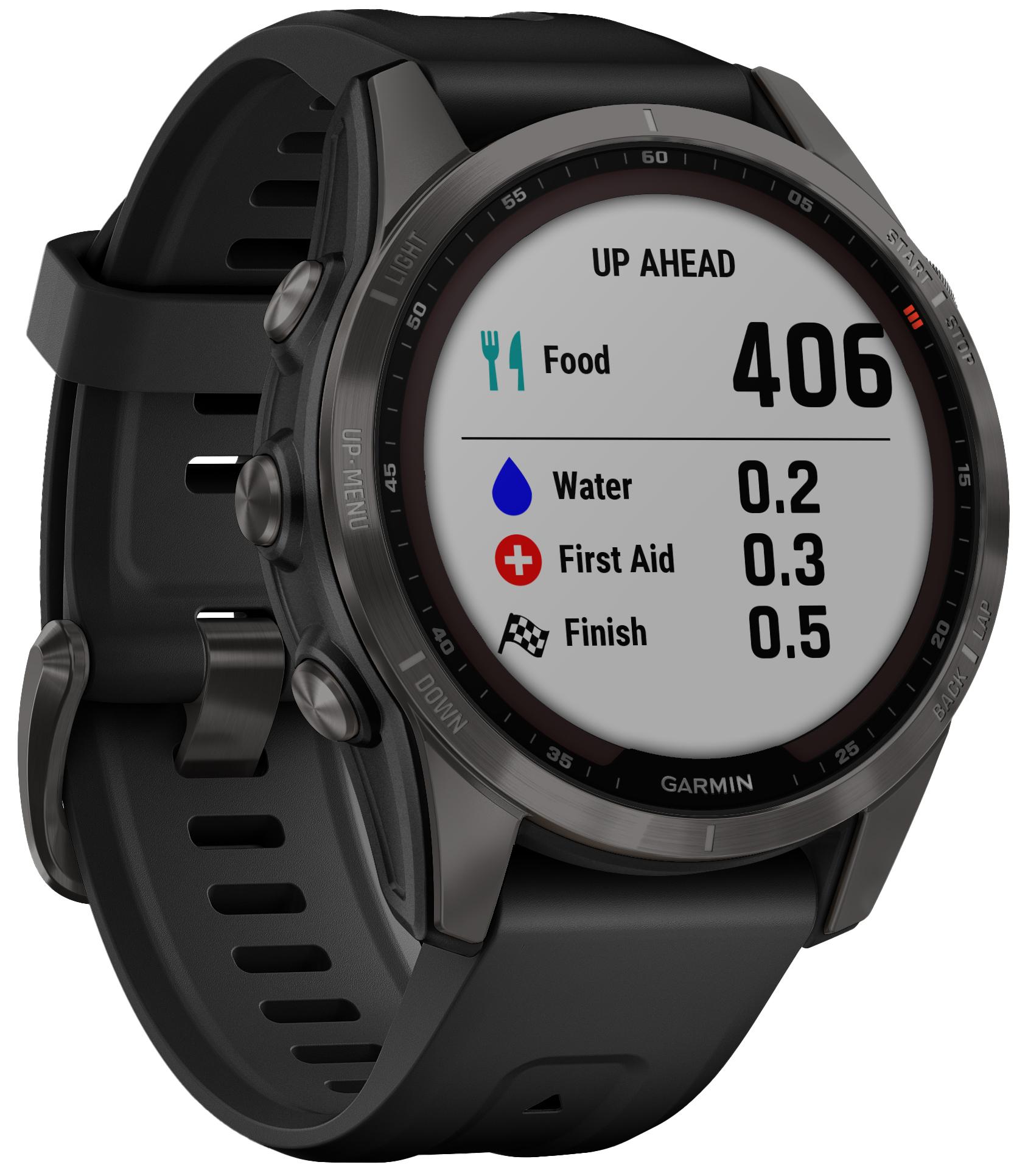 Reloj GPS Garmin fenix 7S Sapphire Solar (Titanio) Wiggle imagen Foto