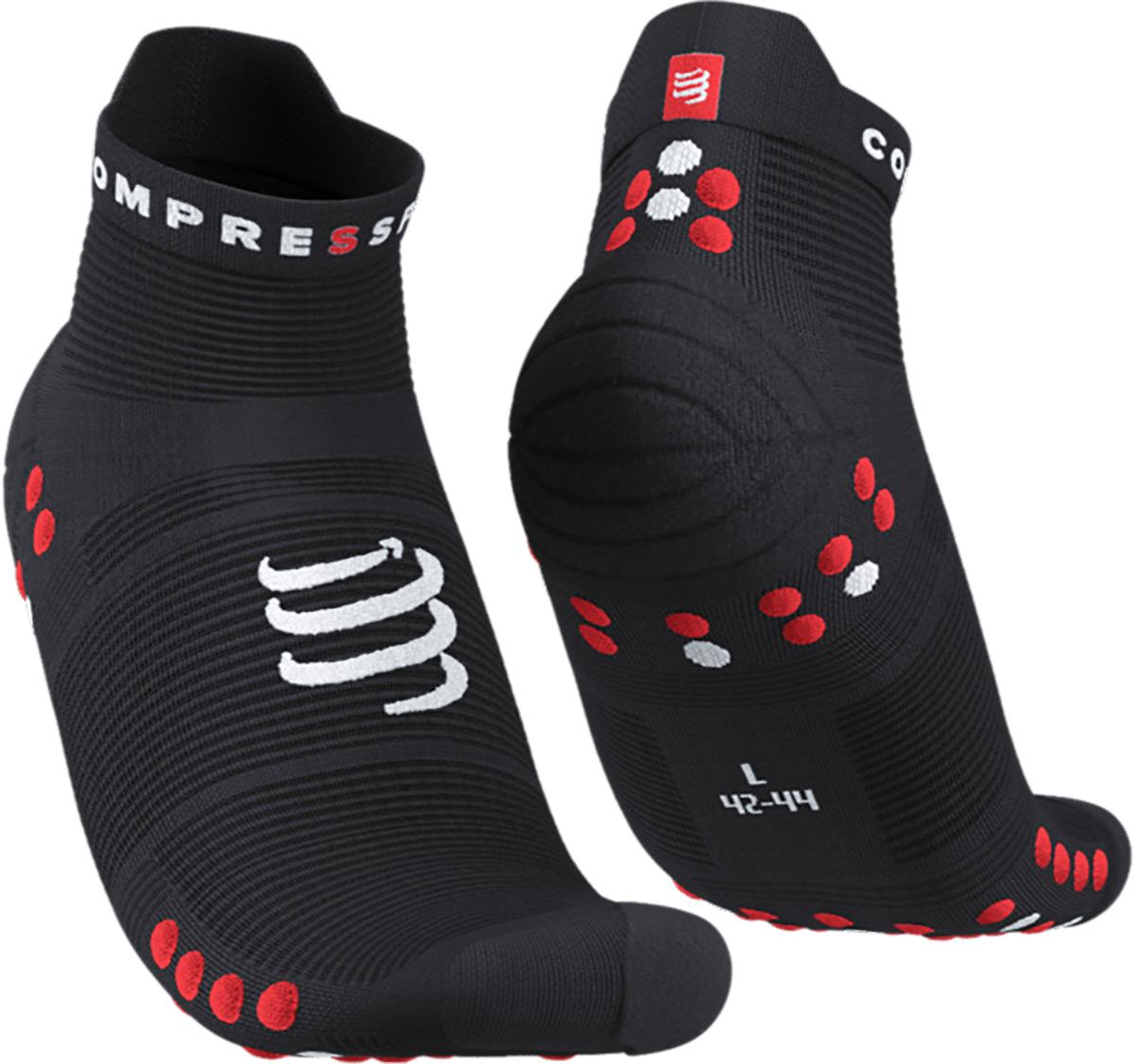 Click to view product details and reviews for Compressport Pro Racing Sock V40 Run Low Sock Black.