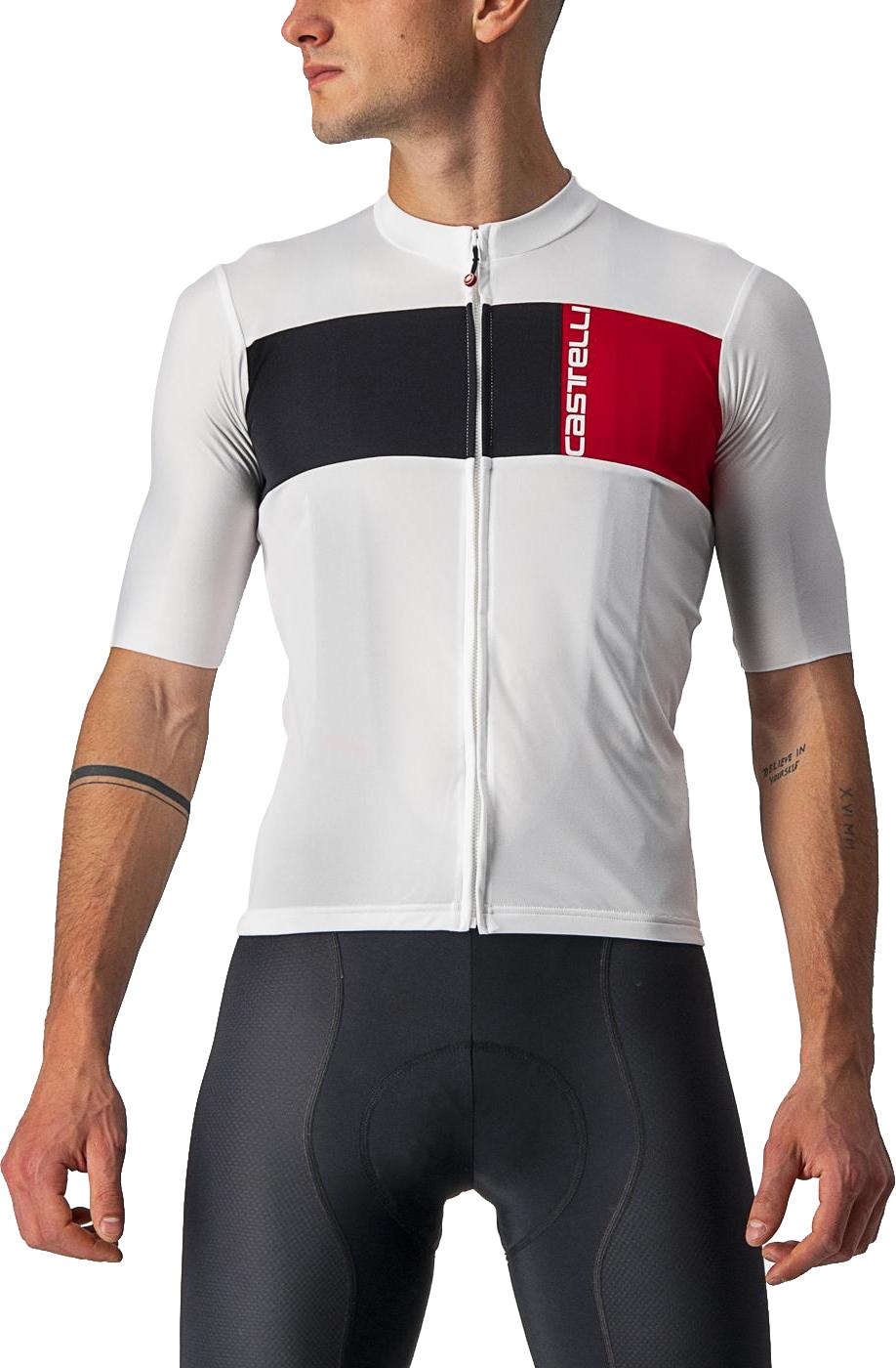 Click to view product details and reviews for Castelli Prologo 7 Jersey Ivory Light Black Red.