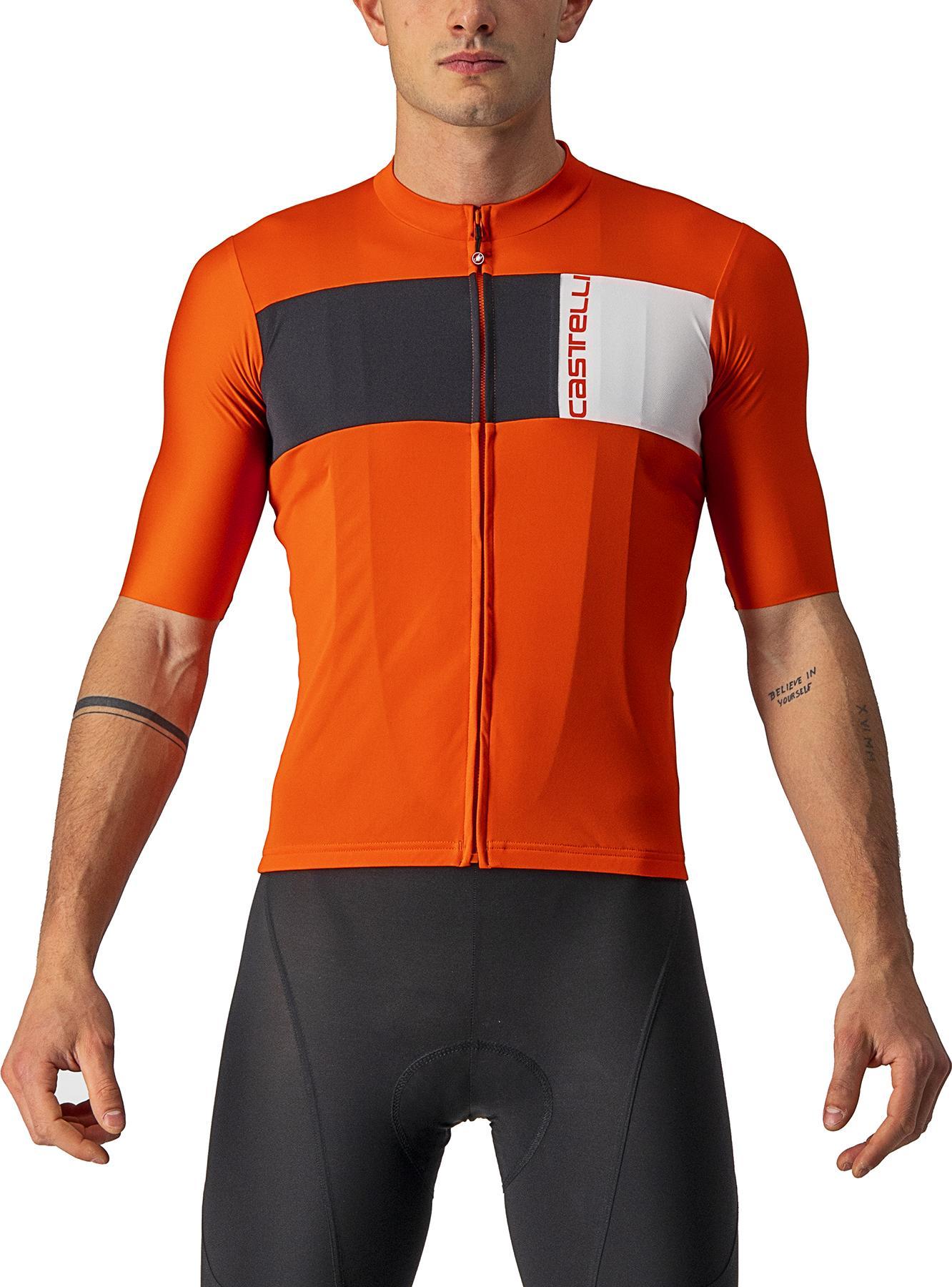 Click to view product details and reviews for Castelli Prologo 7 Jersey Firery Red Light Black Ivory.