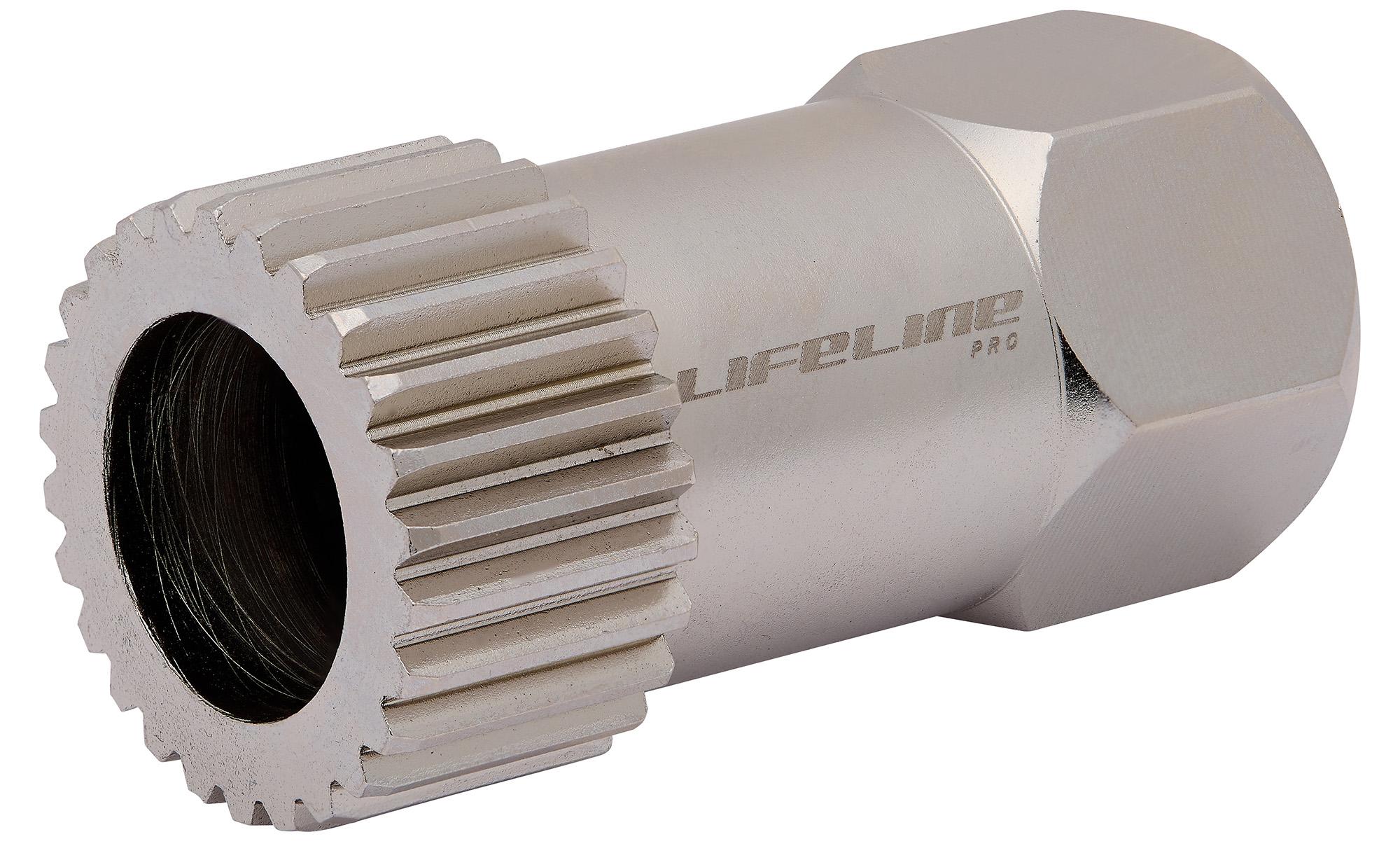 Click to view product details and reviews for Lifeline Pro Inner Ratchet Hub Nut Removal Tool Silver.