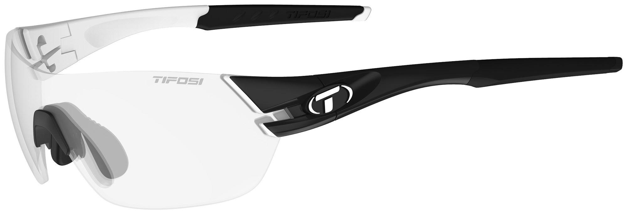 Image of Tifosi Eyewear Slice Fototec Lens Sunglasses - Black/White/Fototec