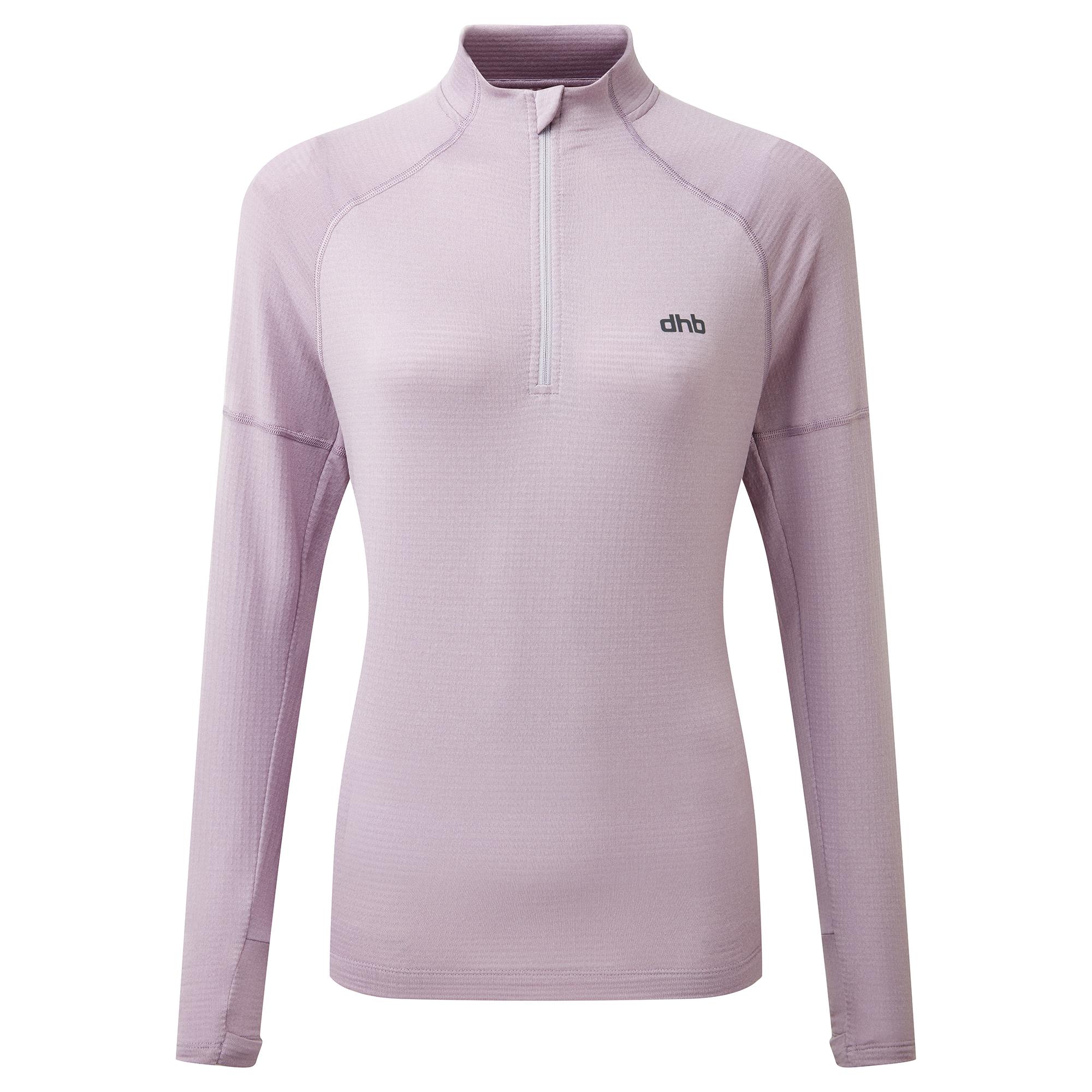 Click to view product details and reviews for Dhb Aeron Womens Mid Layer 1 4 Zip Run Top Umber.