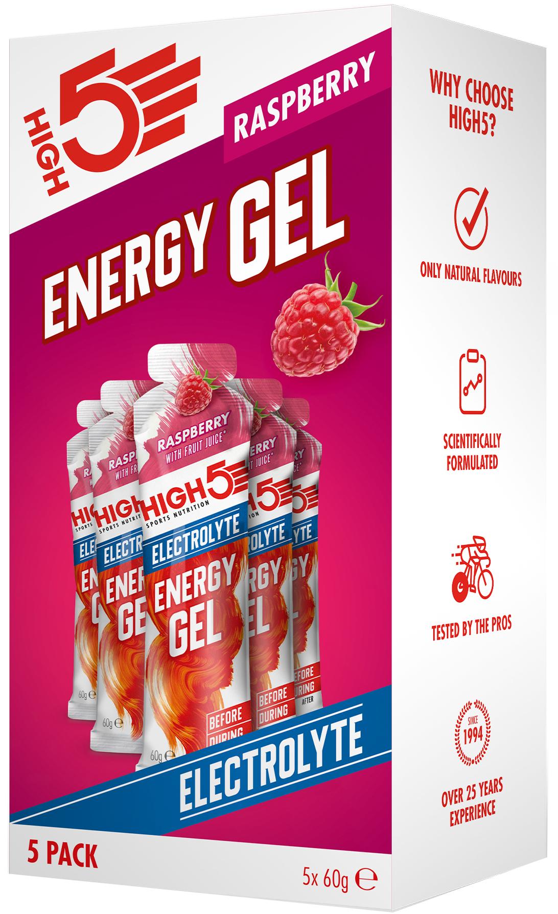 Click to view product details and reviews for High5 Energy Gel Electrolyte 5 X 60g.