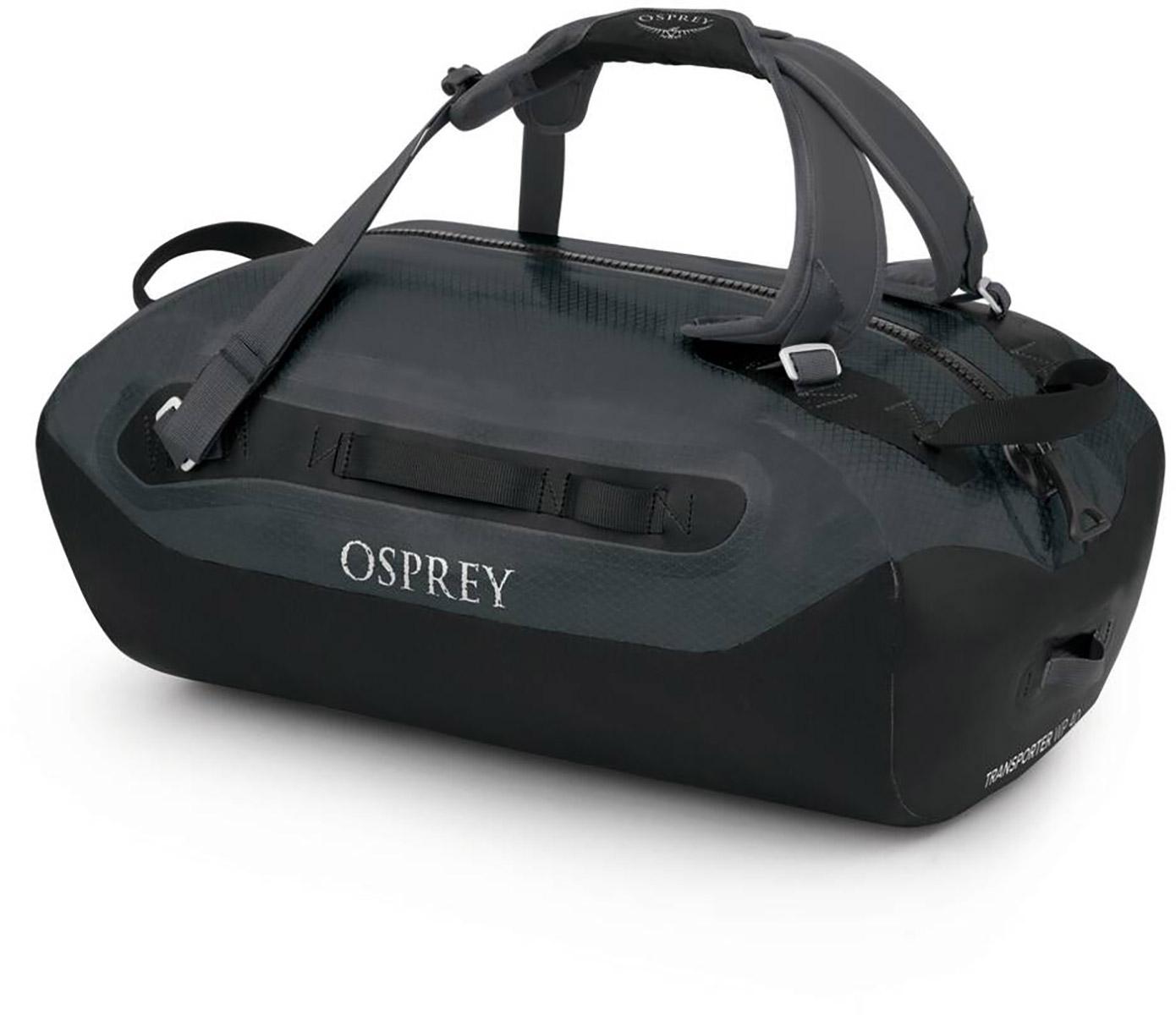 Click to view product details and reviews for Osprey Transporter Waterproof 40 Duffel Bag Tunnel Vision Grey.
