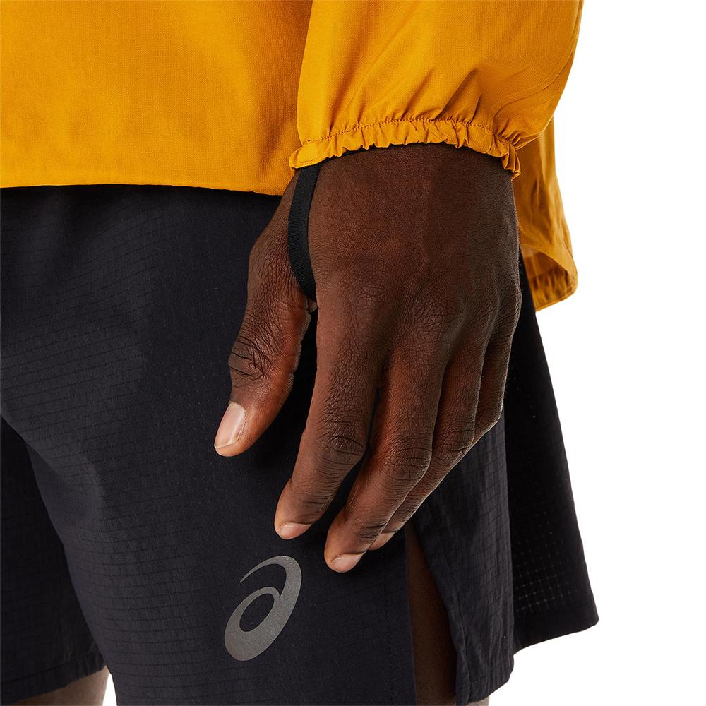 asics mens waterproof running jacket