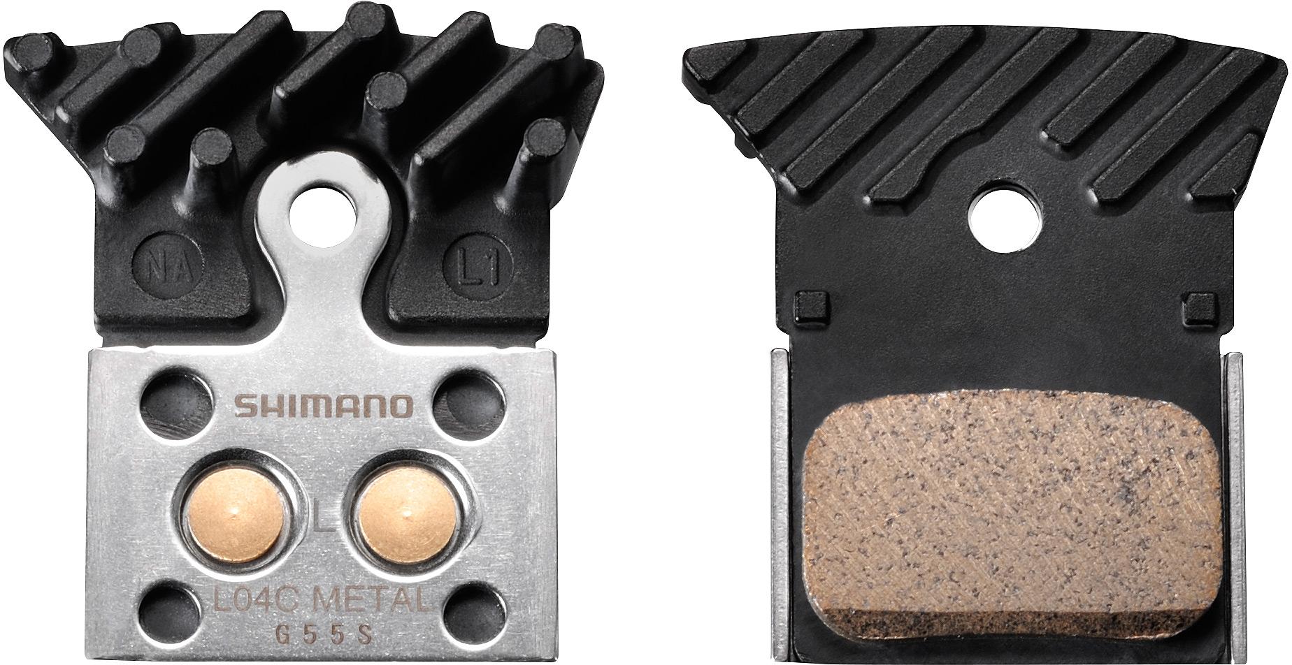 Click to view product details and reviews for Shimano L04c Metal Sintered Slx Xt Xtr Disc Brake Pads With Fins Black Silver.