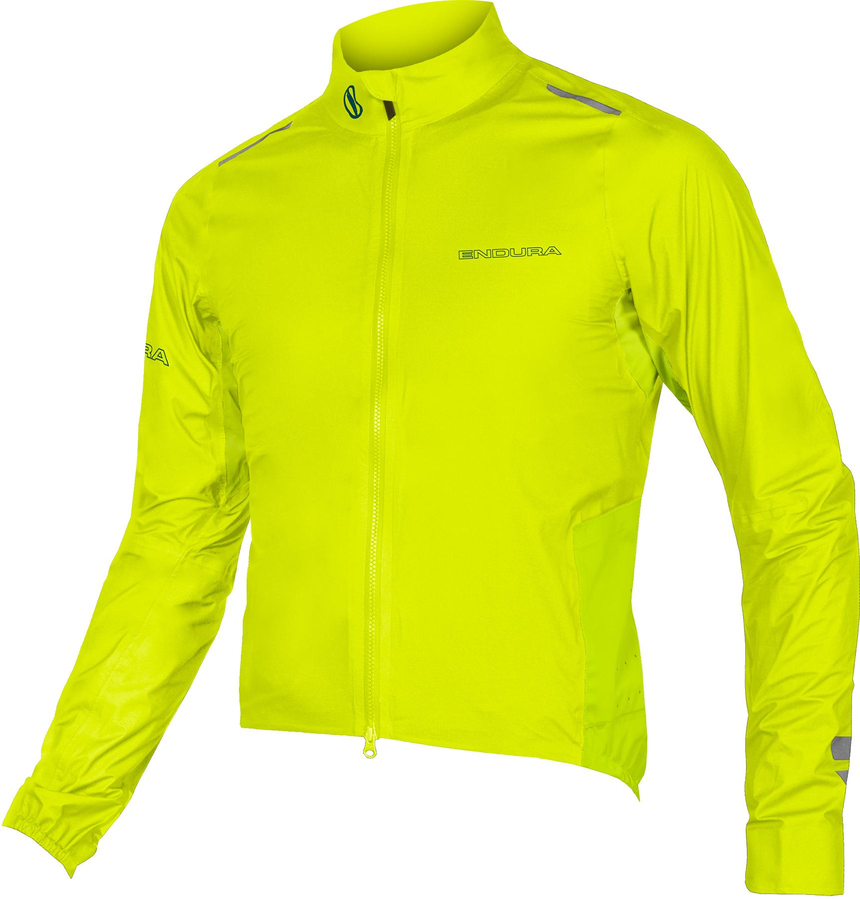 Endura Pro Sl Waterproof Shell Jacket Hi Viz Yellow